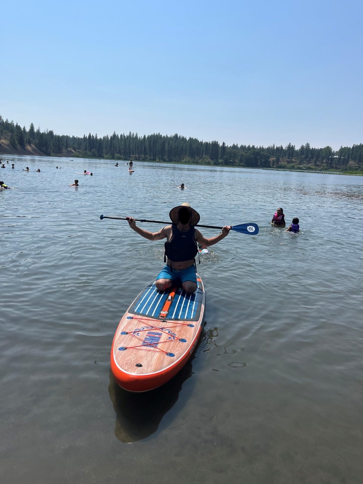 Niphean (Extra Large) Inflatable Paddle Board, SUP for 2+1 People/Family customer photo 1
