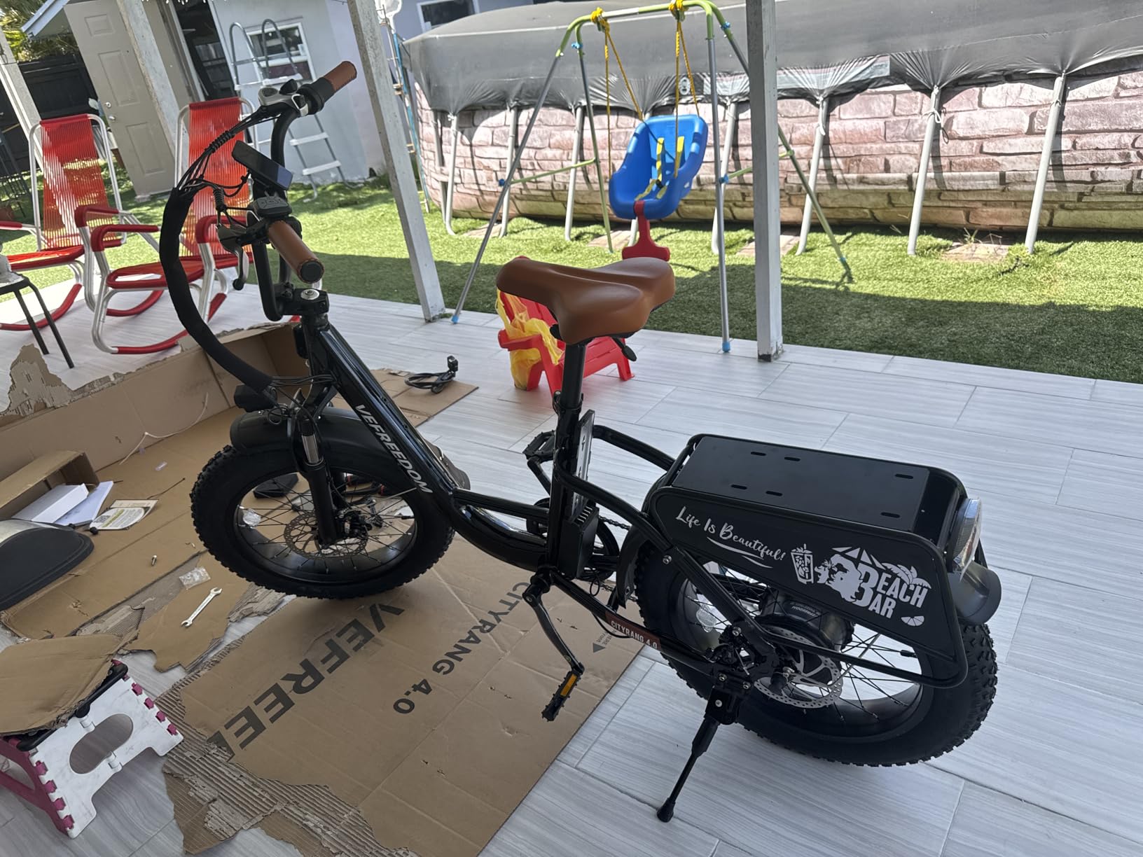 EUY 1500W Peak Electric Bike for Adults, 48V 20Ah Removable Battery Max Range 80Miles & 30MPH Electric Bicycle, 20''×4.0