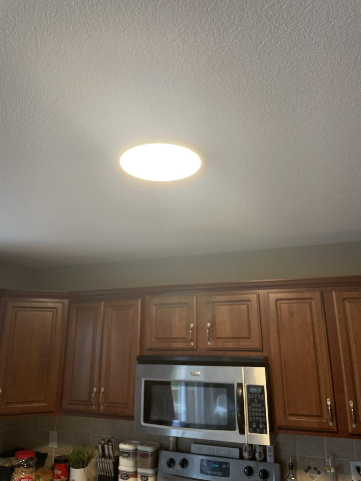 Brightever 12 Inch LED Flush Mount Ceiling Light Fixture, Dimmable, 3200LM customer photo 2