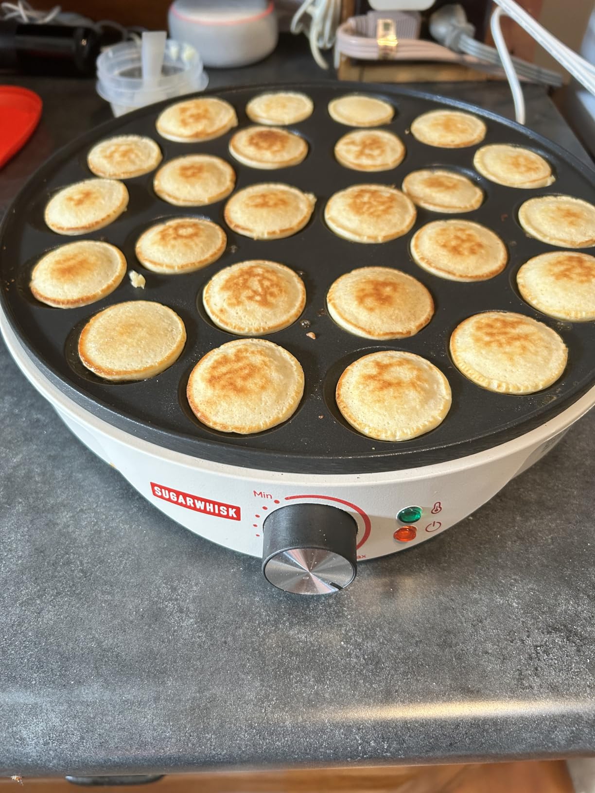 SugarWhisk Crepe Maker Electric, Crepe Pan 12 Inch with 5 X 4” Silicone Molds, Pancake Maker Machine for Pancakes & Tortilla & Fried Eggs, Batter Spreader & Spatula Included, White customer photo 2