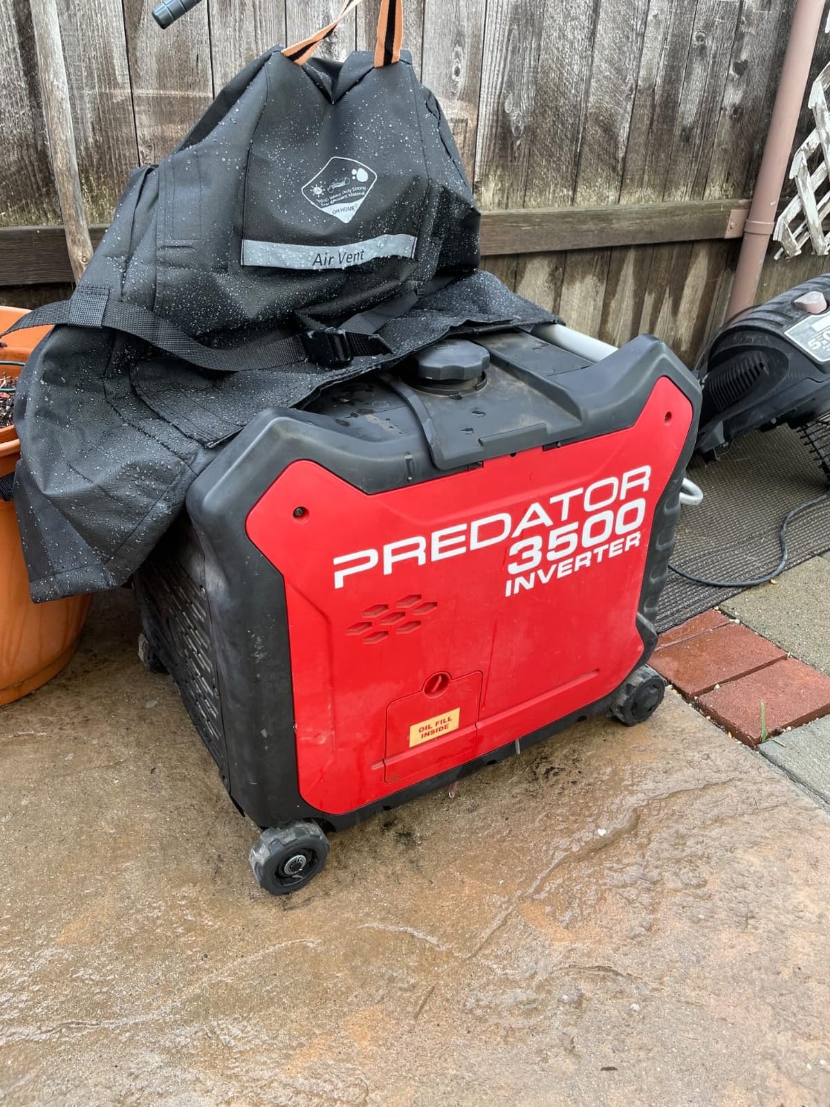 QH.HOME Waterproof Generator Cover,900D Heavy Duty Oxford Fabric-32x24x24in customer photo 1