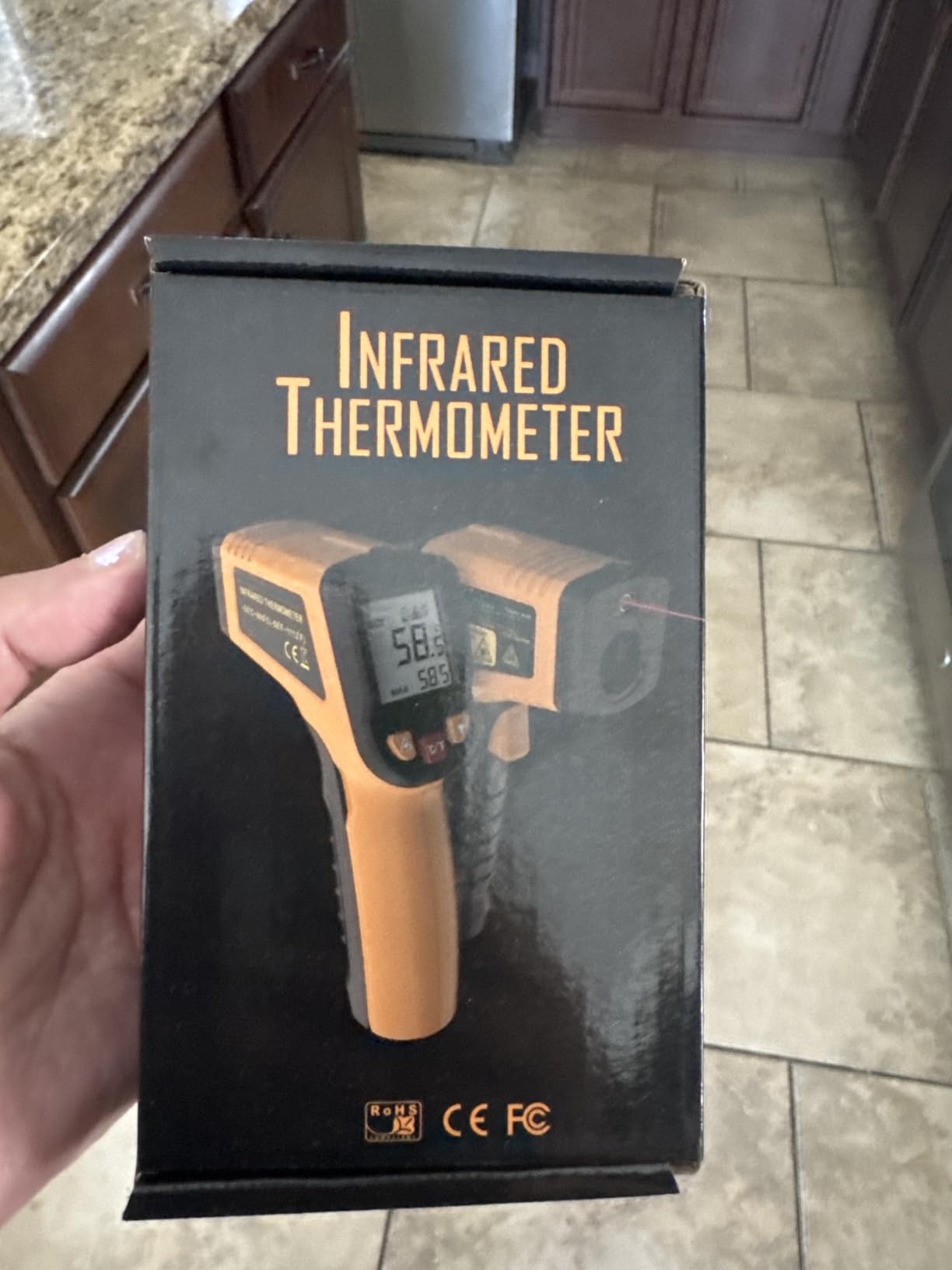 KNINE OUTDOORS Infrared Thermometer Gun, -58℉ to 1112℉ customer photo 2