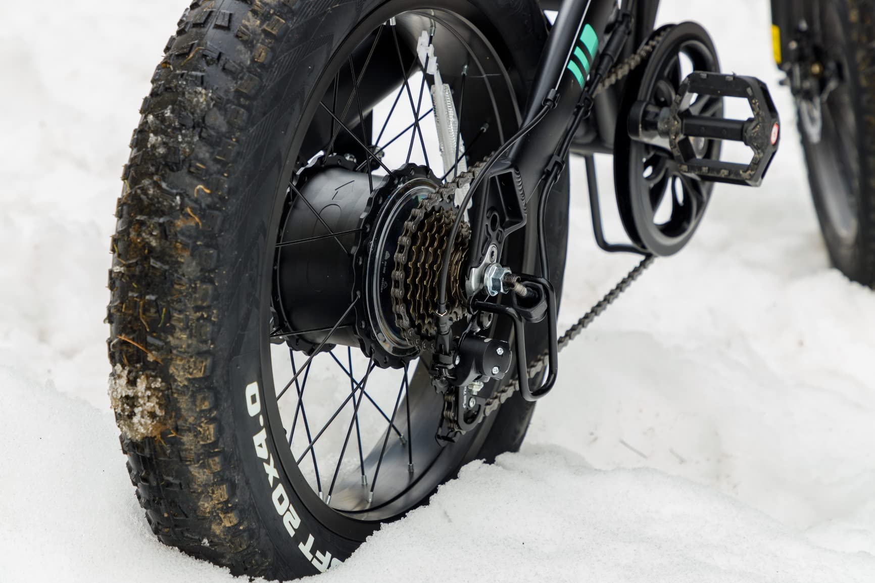 Wooken Electric Bike, 20''X4.0 Fat Tire Electric Bike for Adults customer photo 2