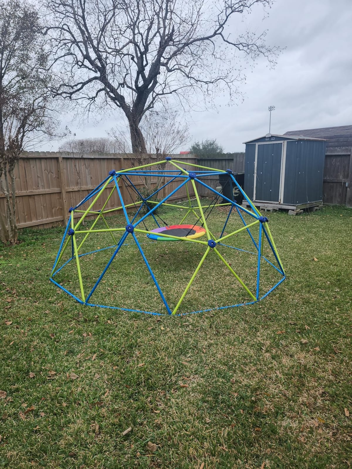 Amictoy Climbing Dome with Hammock and Swing, 10FT Backyard Jungle Gym customer photo 1