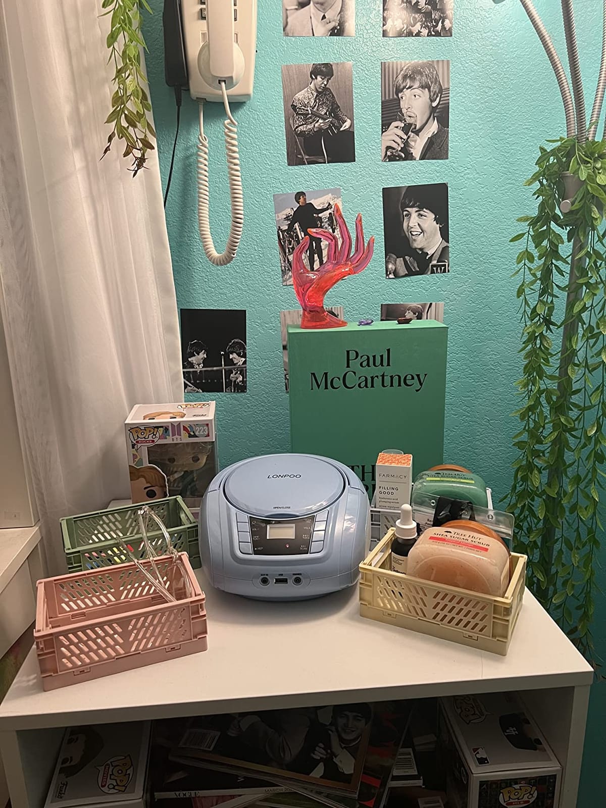 Compact Stereo System Speakers with CD Player, Bluetooth, FM Radio, Aux-in, USB-in, Earphone Jack, DSP-Tech, Remote, 30W Crisp-Sound Shelf Stereo System for Home (LP-886) customer photo 1