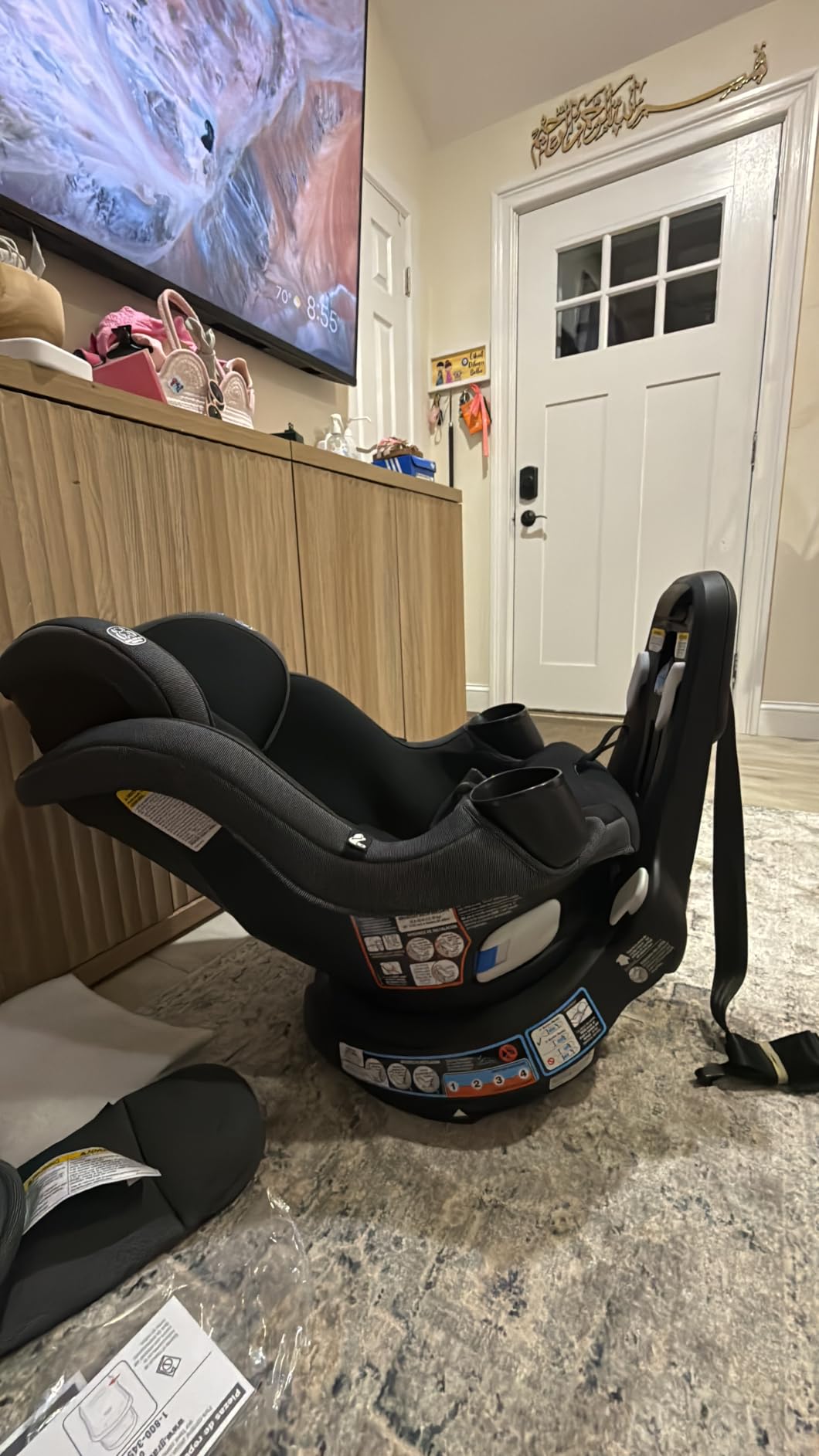 Graco EasyTurn 360 2-in-1 Rotating Convertible Car Seat, Cyran customer photo 1