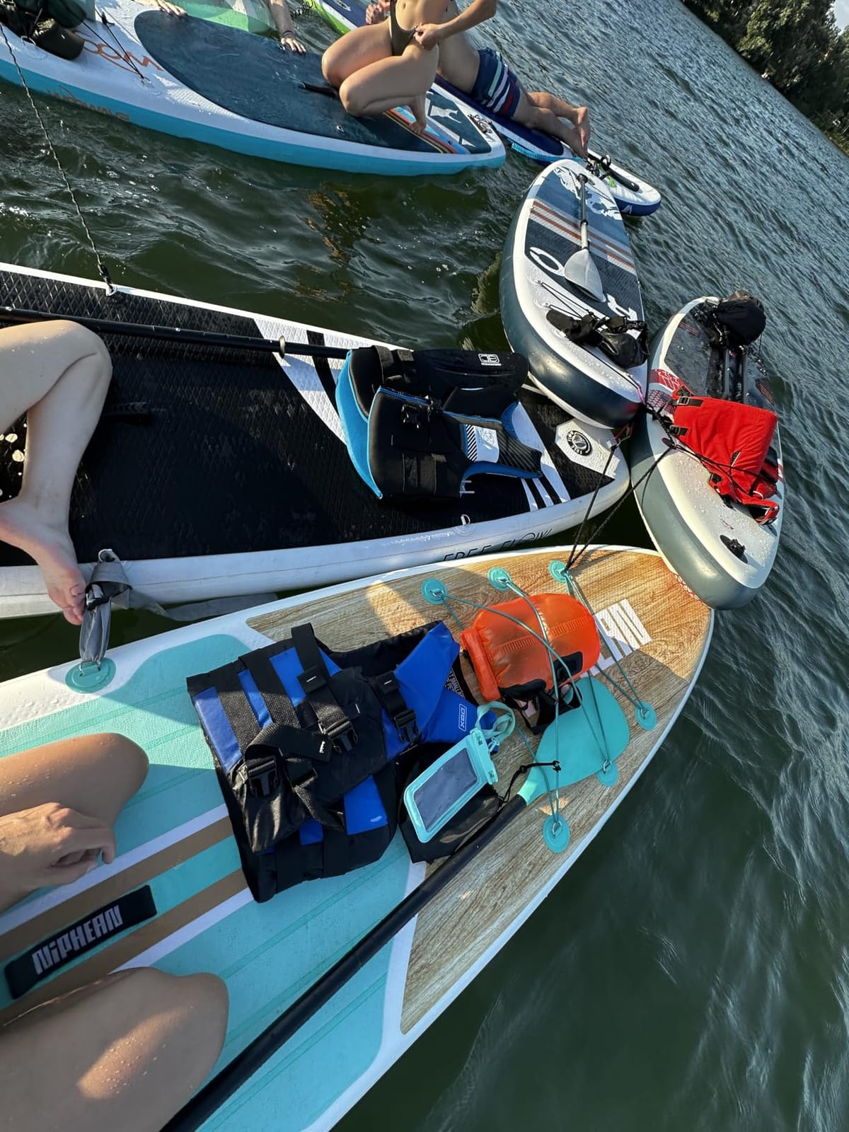 Niphean Inflatable Stand Up Paddle Board with SUP Accessories | 10’6’’ SUP, Anti-Slip EVA Deck, 450 lbs Capacity Inflatable Paddle Boards for Adults & Youth of All Skill Levels customer photo 2