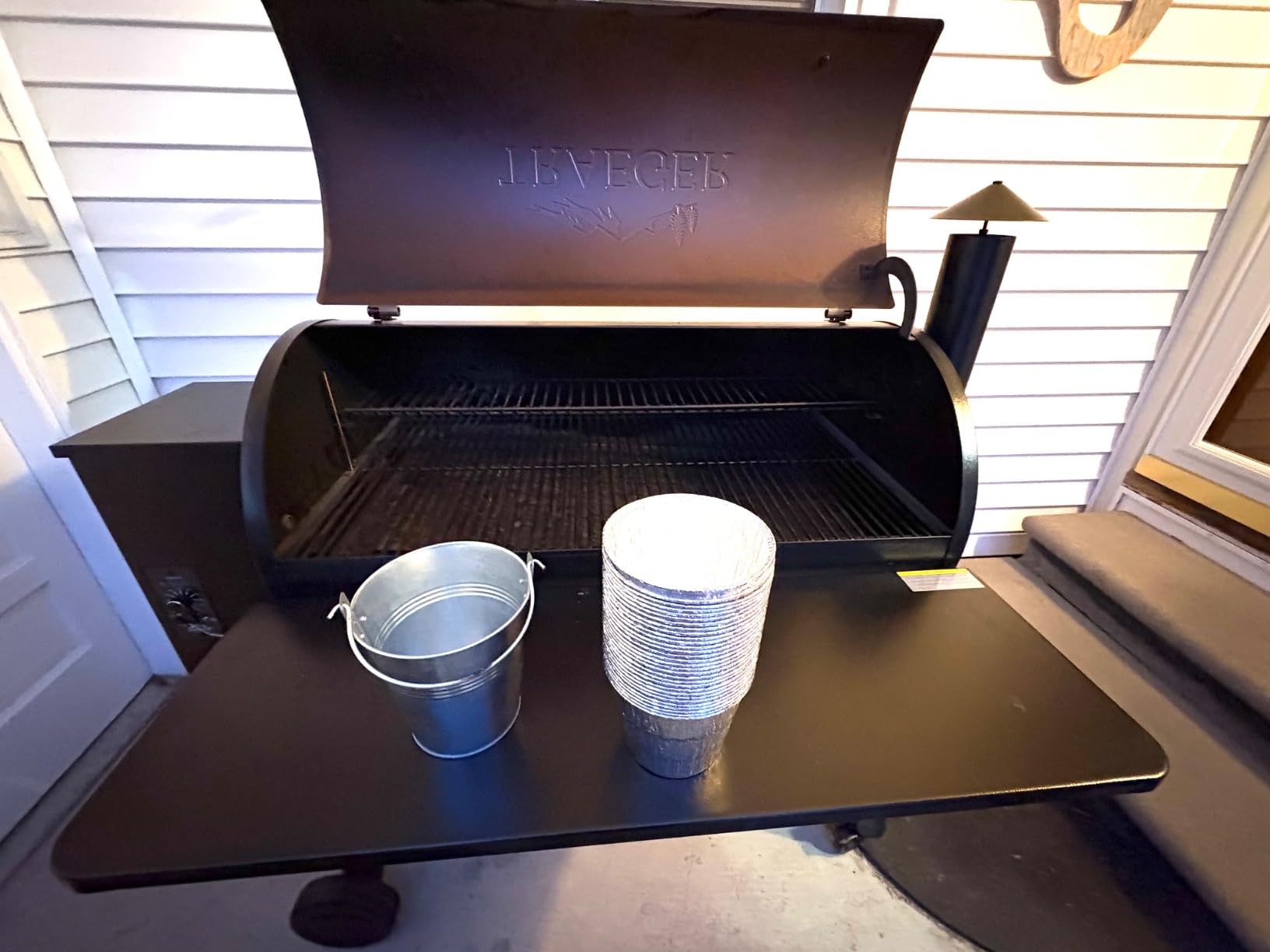 15 Pack BAC407 Grease Bucket Liner for Traeger Grills,Drip Liner Drip Pan for HDW152 Grease Bucket Traeger Pro Series 575/780, 20/22/34, Ironwood 650/885 Grills customer photo 1