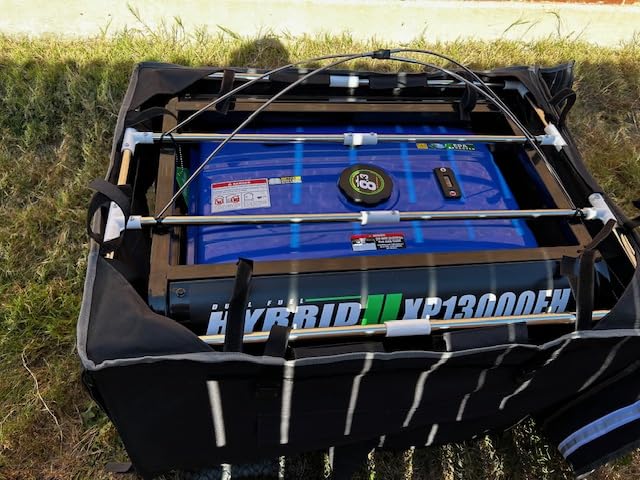Generator Cover, Portable Outdoor Generator Cover While Running, Made of Double-Layer Material, Waterproof Heavy Duty Universal Fit for Most 3000W-5000W Frame Type Generators customer photo 1