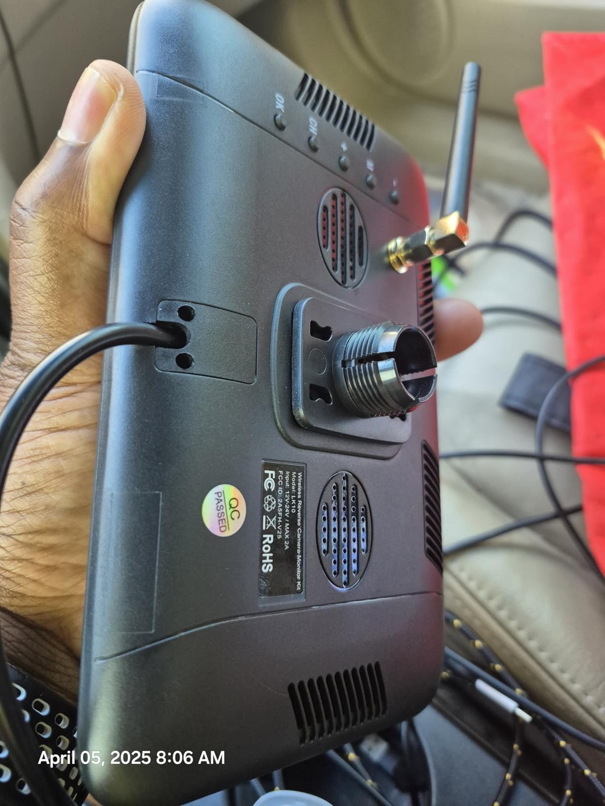 HD 1080P 7 Inch Wireless Backup Camera for Truck: 15-Min Easy to Install customer photo 2