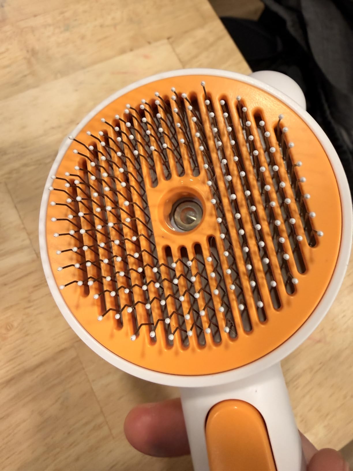 Cat Steam Brush, Brushes for Indoor Cats with Release Button, Undercoat Removal Grooming Supplies, Dual Spray USB Rechargeable, Cat Brush for Shedding for All Long-haired and Short-haired Pets customer photo 2
