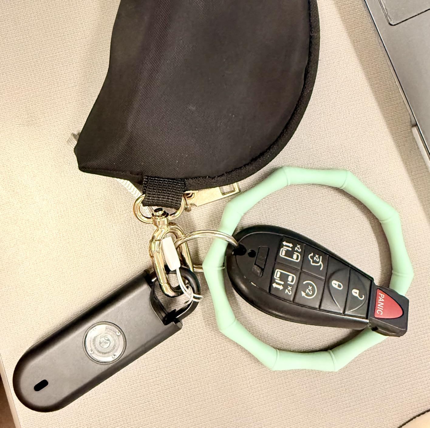 Fauxomor 140dB Personal Safety Alarm for Women 3pack Self Defense Keychain customer photo 2