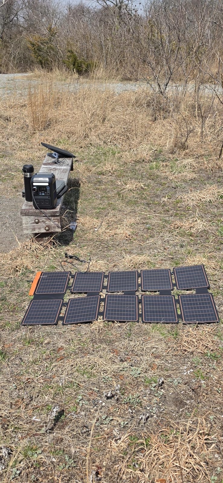 FlexSolar 100W Foldable Portable Solar Panel Charger IP67 Waterproof customer photo 1
