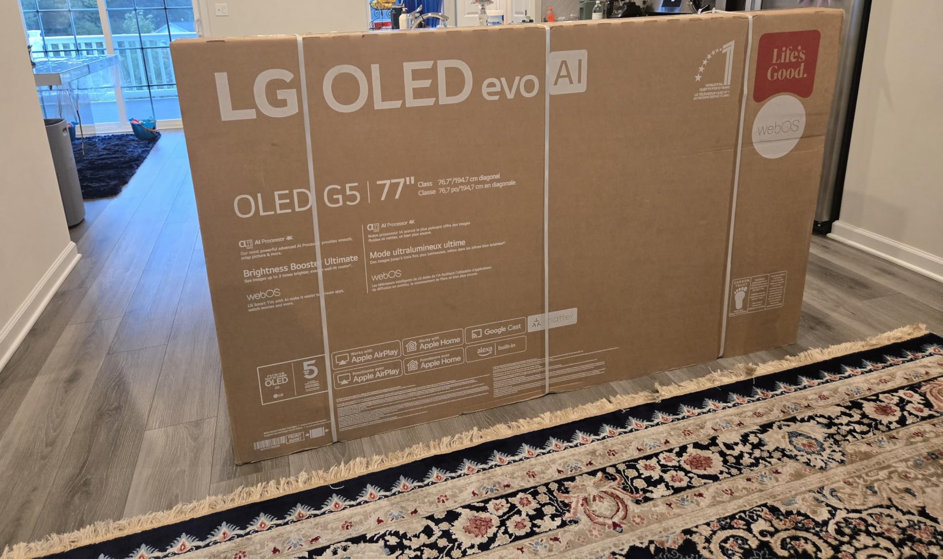 LG 55-Inch OLED evo AI 4K G5 Series Smart TV (OLED55G5WUA, 2025) customer photo 2