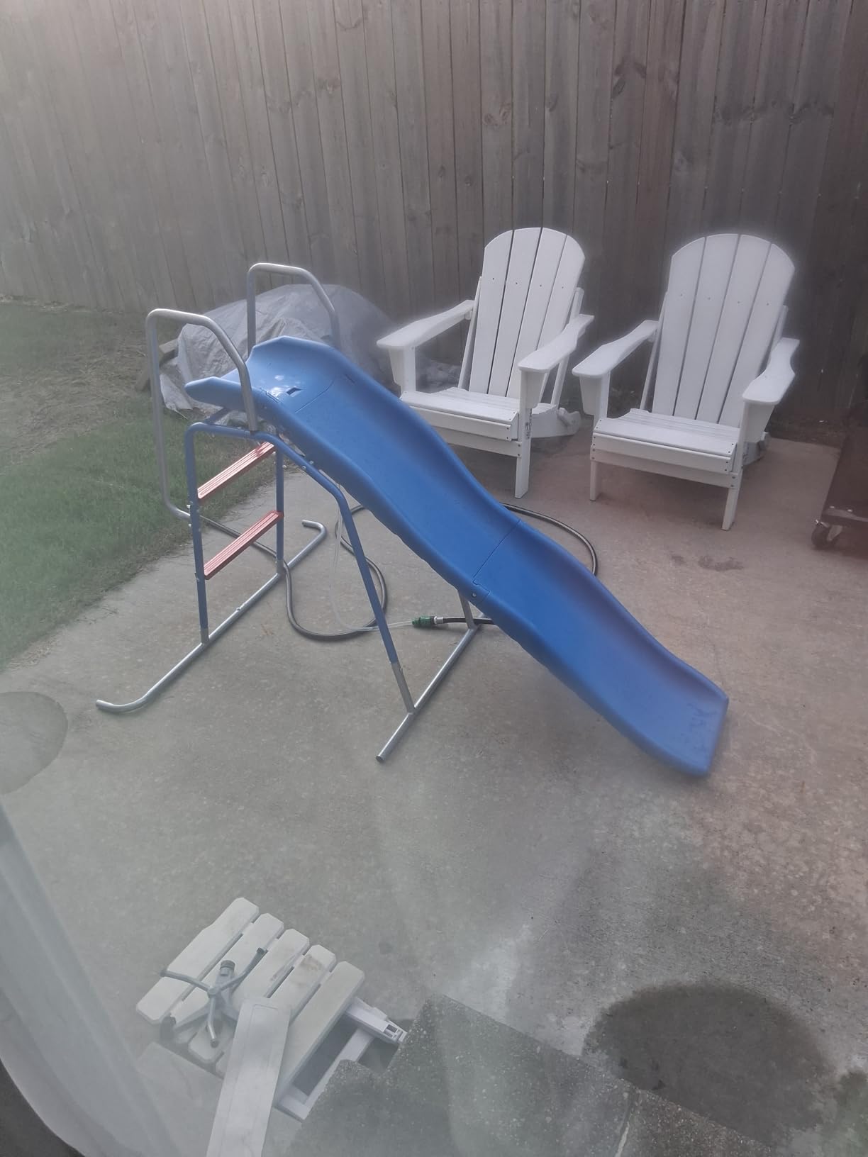 OHYEMO Water Slide for Kids Backyard, Outdoor Waterslide with 3-Zone Spray Sprinkler and Ground Tarp, Summer Water Game Toy for Backyard Water Fun Activities Play customer photo 1