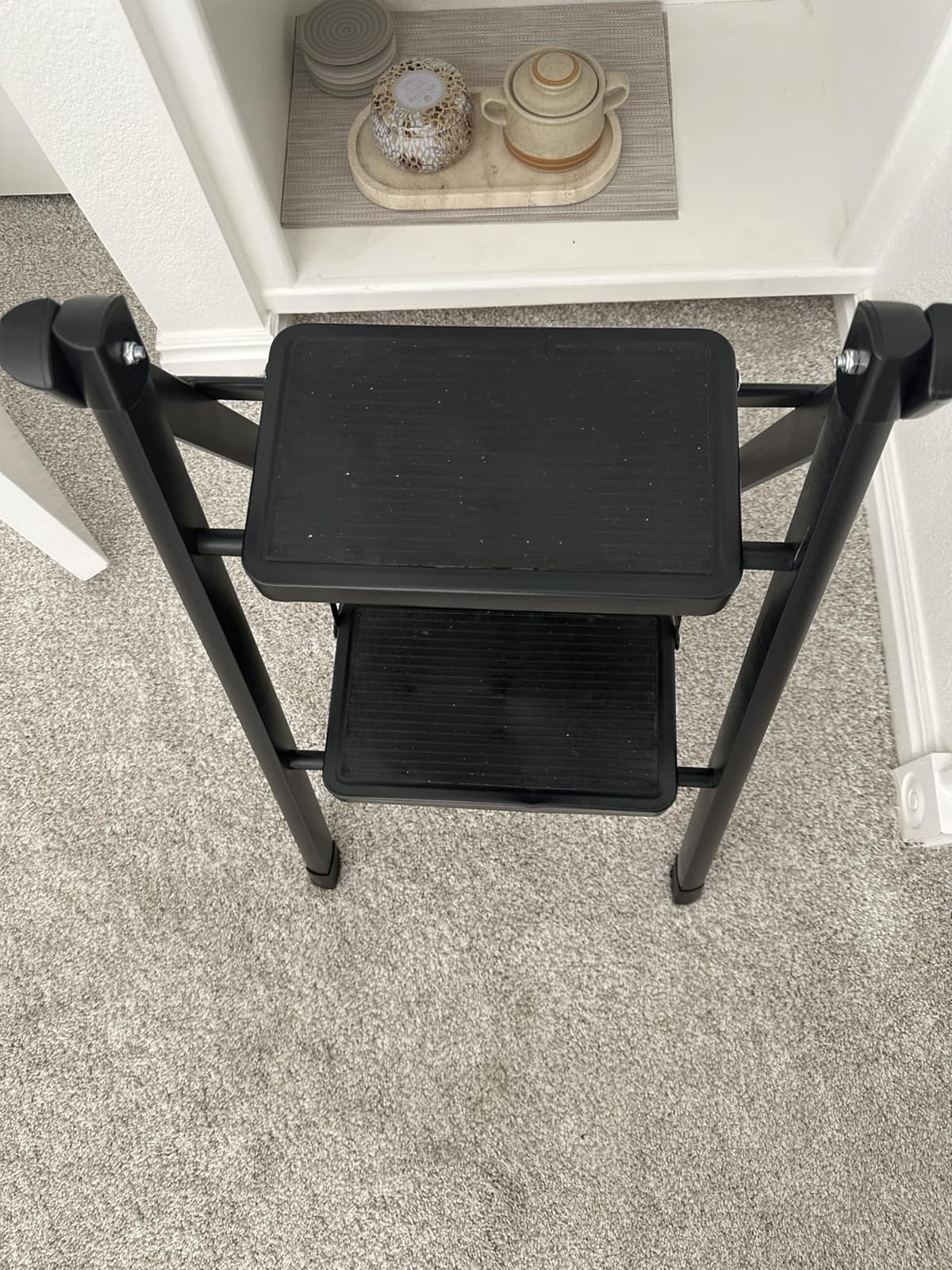 Foldable Spa Hot Tub Steps, Non-Slip 2 Step Stool Pool Ladder customer photo 2