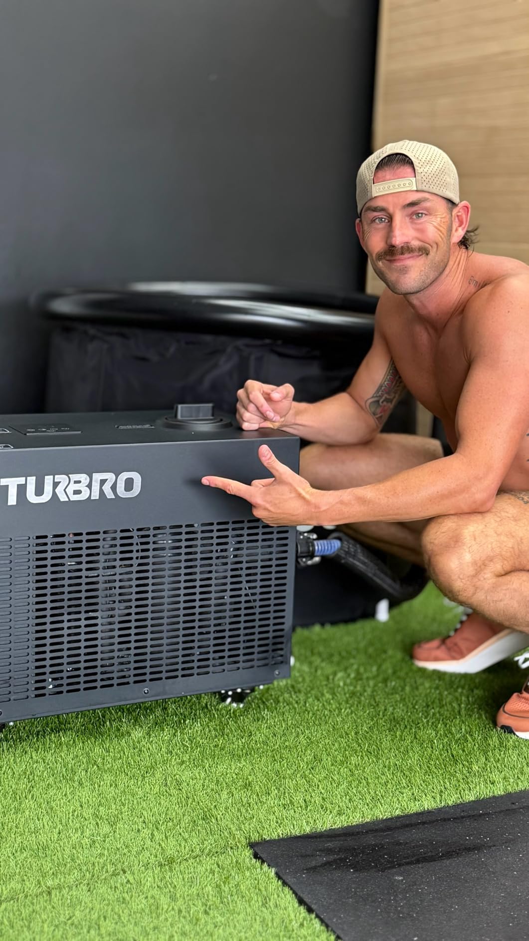 TURBRO 1 HP 9,300BTU, Cold Plunge Chiller, Smart Schedule Timer customer photo 1
