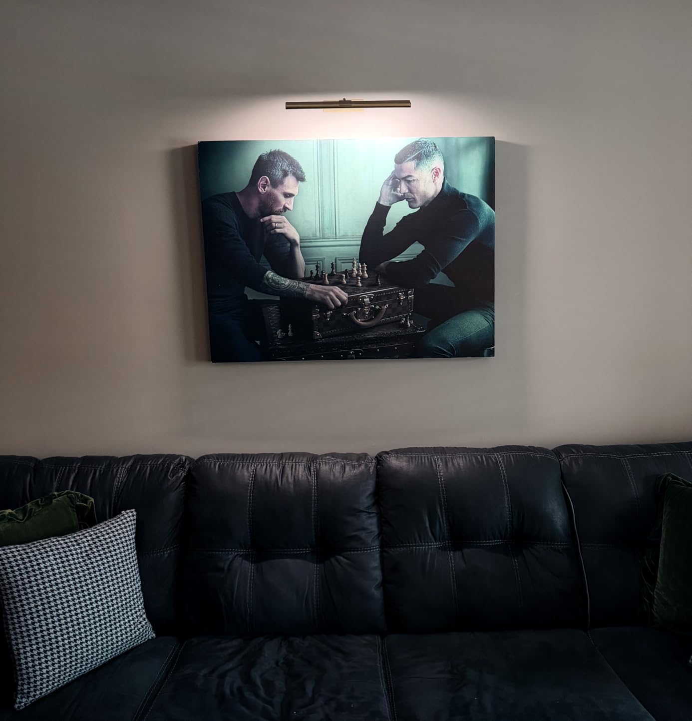 EZVALO Picture Light for Wall, 13'' Rechargeable Magnetic with Remote customer photo 2