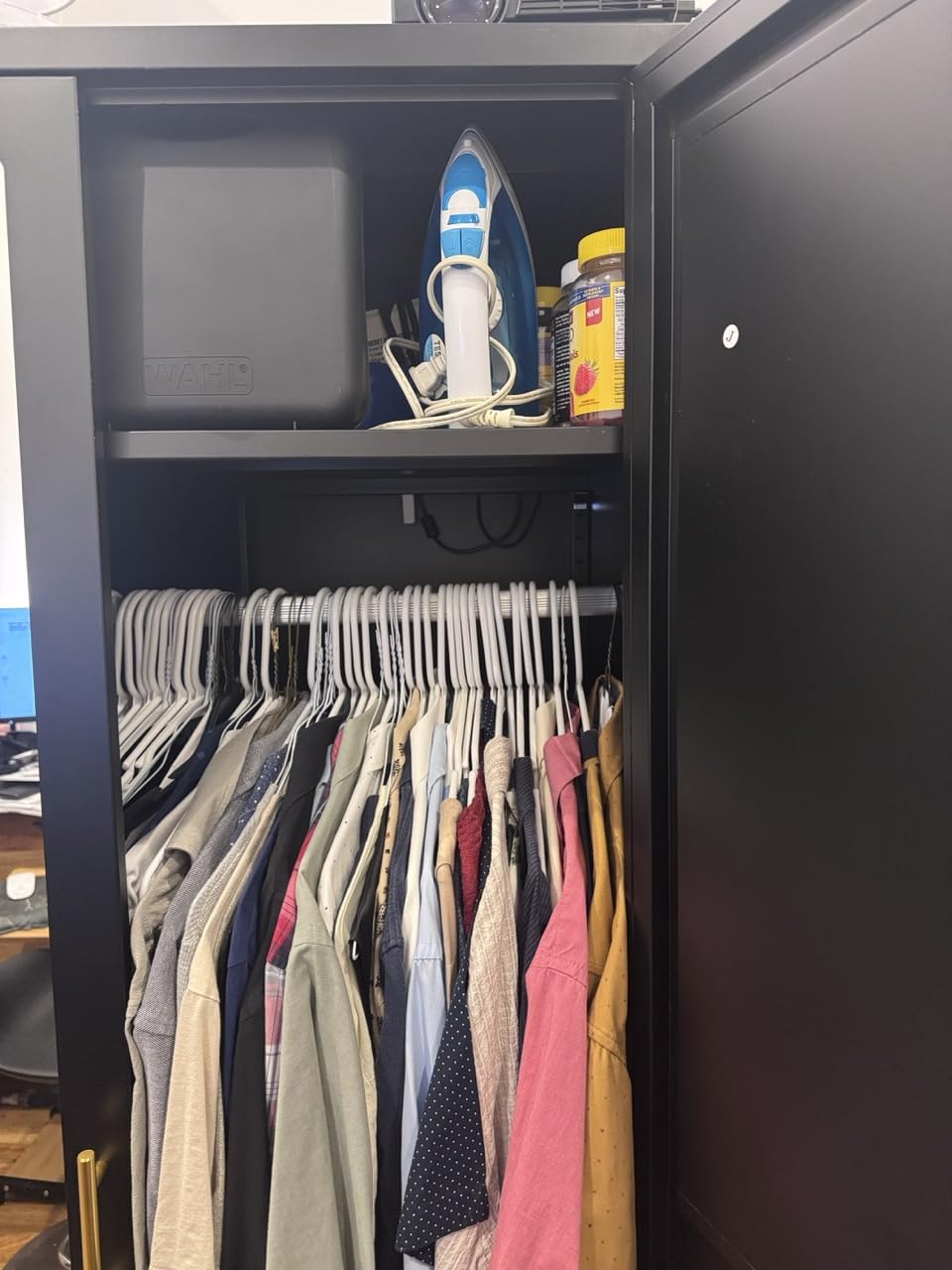 Metal Armoire Wardrobe Closet, 71