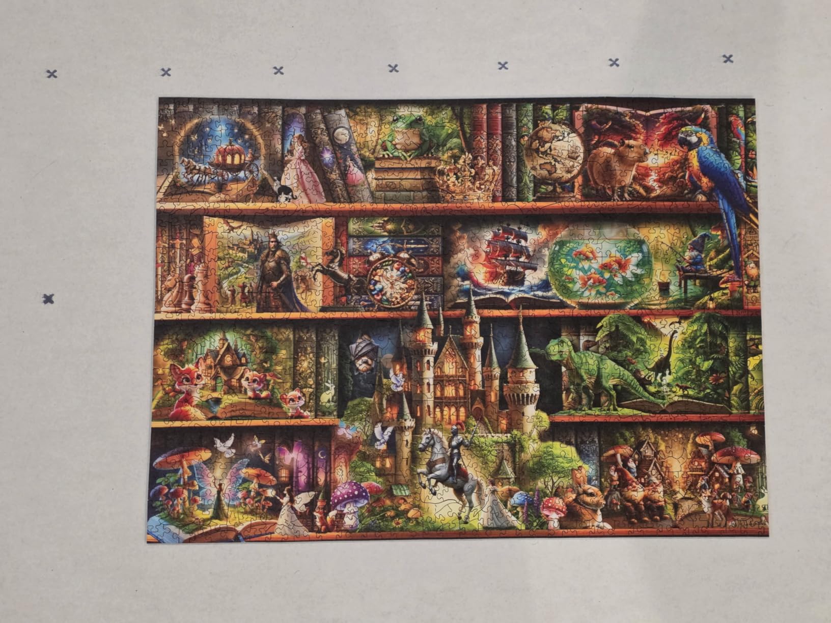 WOODEN.CITY Wooden Puzzles for Adults 1000 Pieces - Stories on Every Shelf - Bookshelves Scene | Made in EU | Gift for Book Lovers | Size 21,25 x 15,5 in customer photo 1