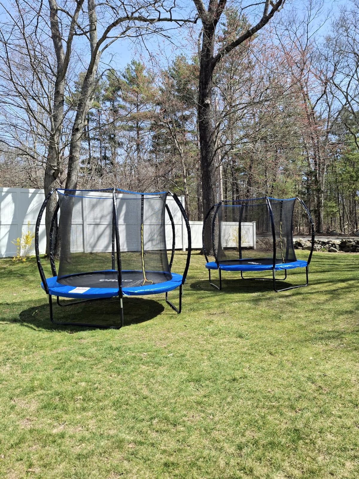 ORCC Kids Trampoline Outdoor 8FT 10FT 12FT 14FT 15FT 16FT with Enclosure, Non-Slip Ladder & Anti-Rust Coated Frame, 1200LBS Weight Capacity Recreational Backyard Large Trampoline for Kids & Adults customer photo 2