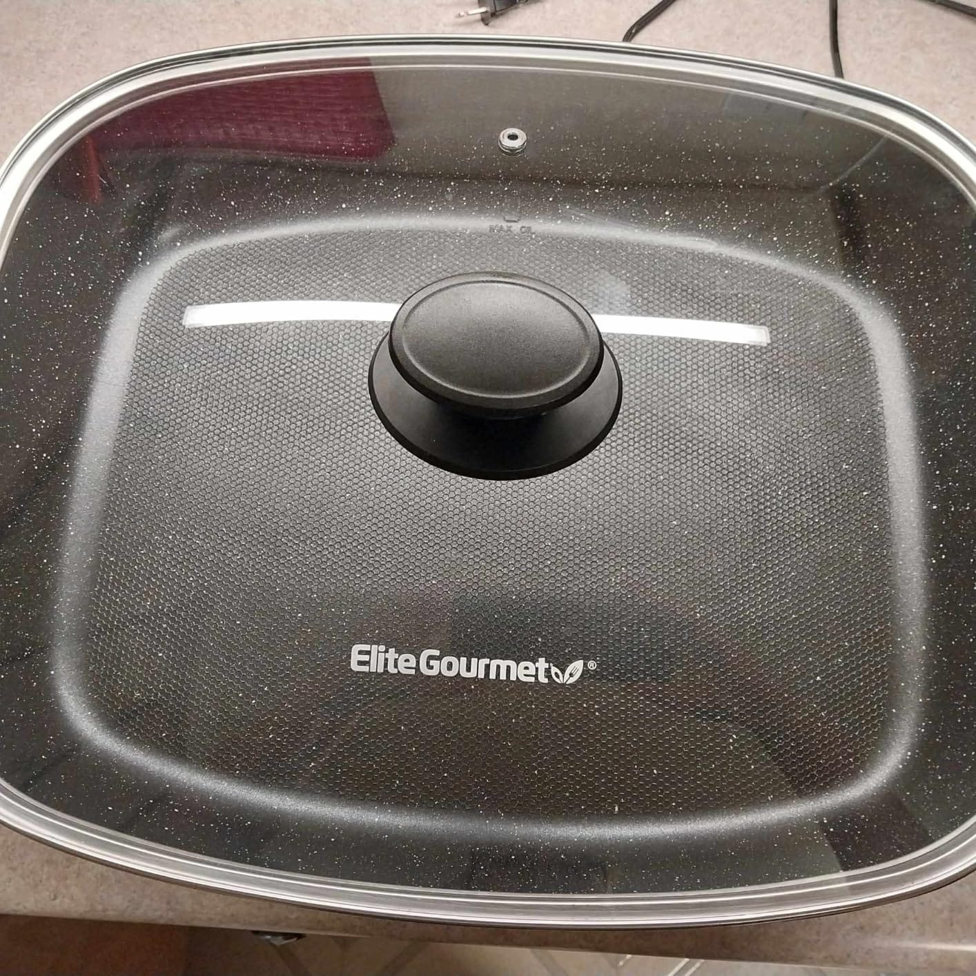 Elite Gourmet 12.5Qt Ceralast™ PFAS-Free Ceramic Electric Skillet, 1500W customer photo 1
