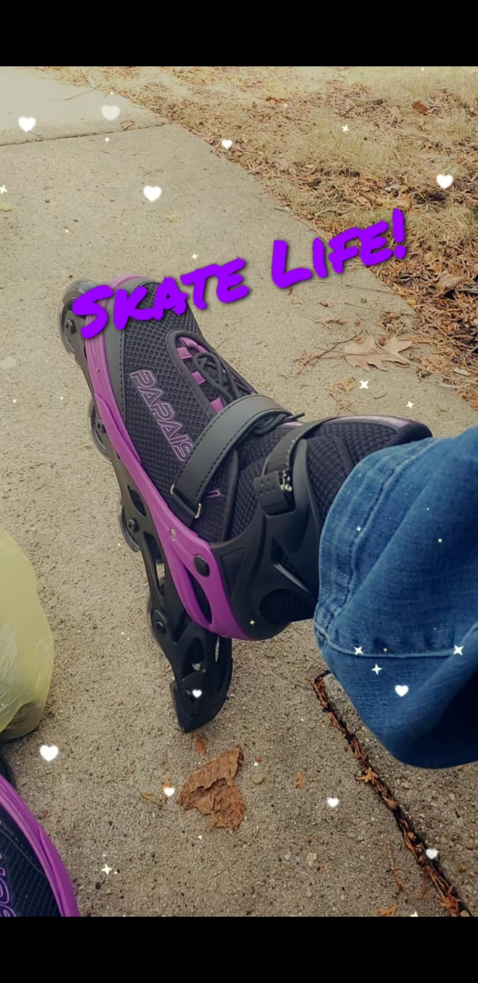 PAPAISON Adjustable Inline Skates for Kids and Adults with Full Light Up Wheels, Outdoor Roller Skates for Girls and Boys, Men and Women customer photo 2