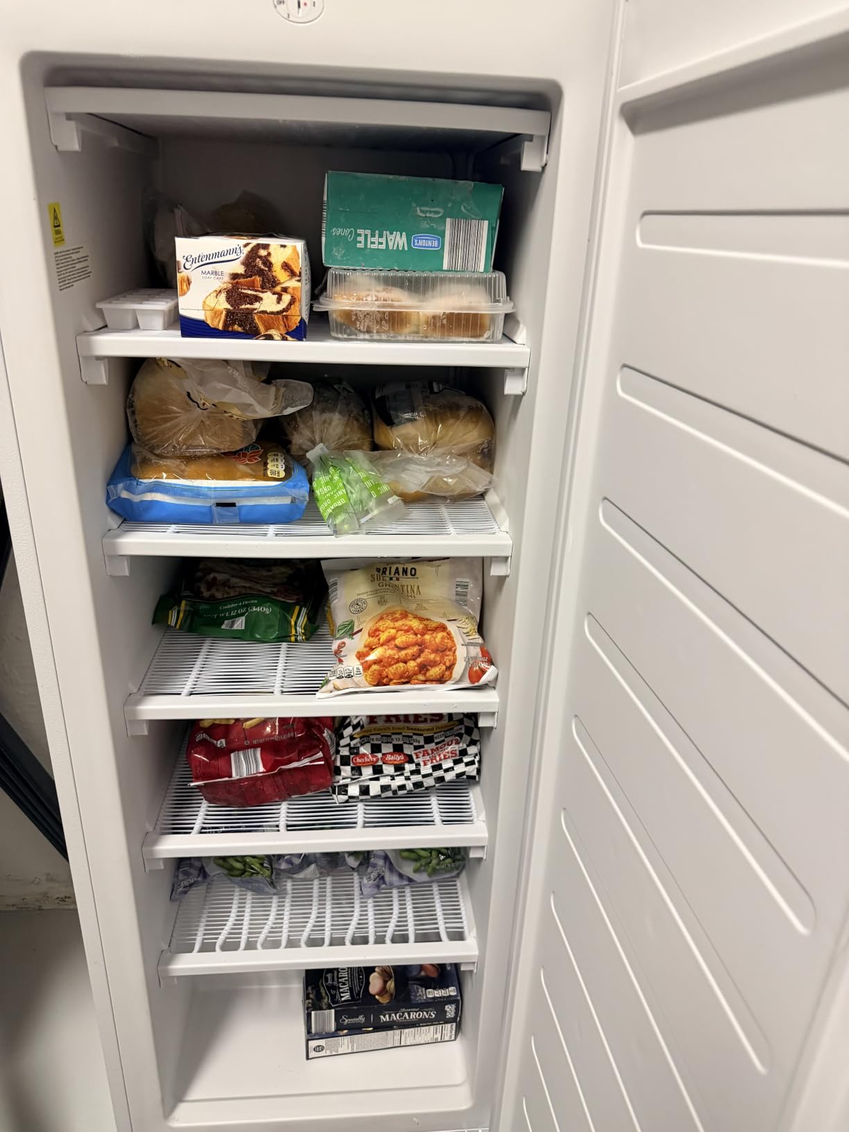 BANGSON 6.5 Cu.ft Upright Freezer for Apartment, Silver customer photo 2