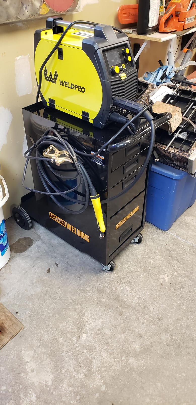 Weldpro Omni210 MIG Welder 200A Multi-Process Welder 110V/220V,Synergic MIG/Flux Core/Stick/Spool Gun/AC/DC HF TIG with Pulse,6-in-1 Frequency Control Welding Machine with Standard TIG Torch,VRD customer photo 1