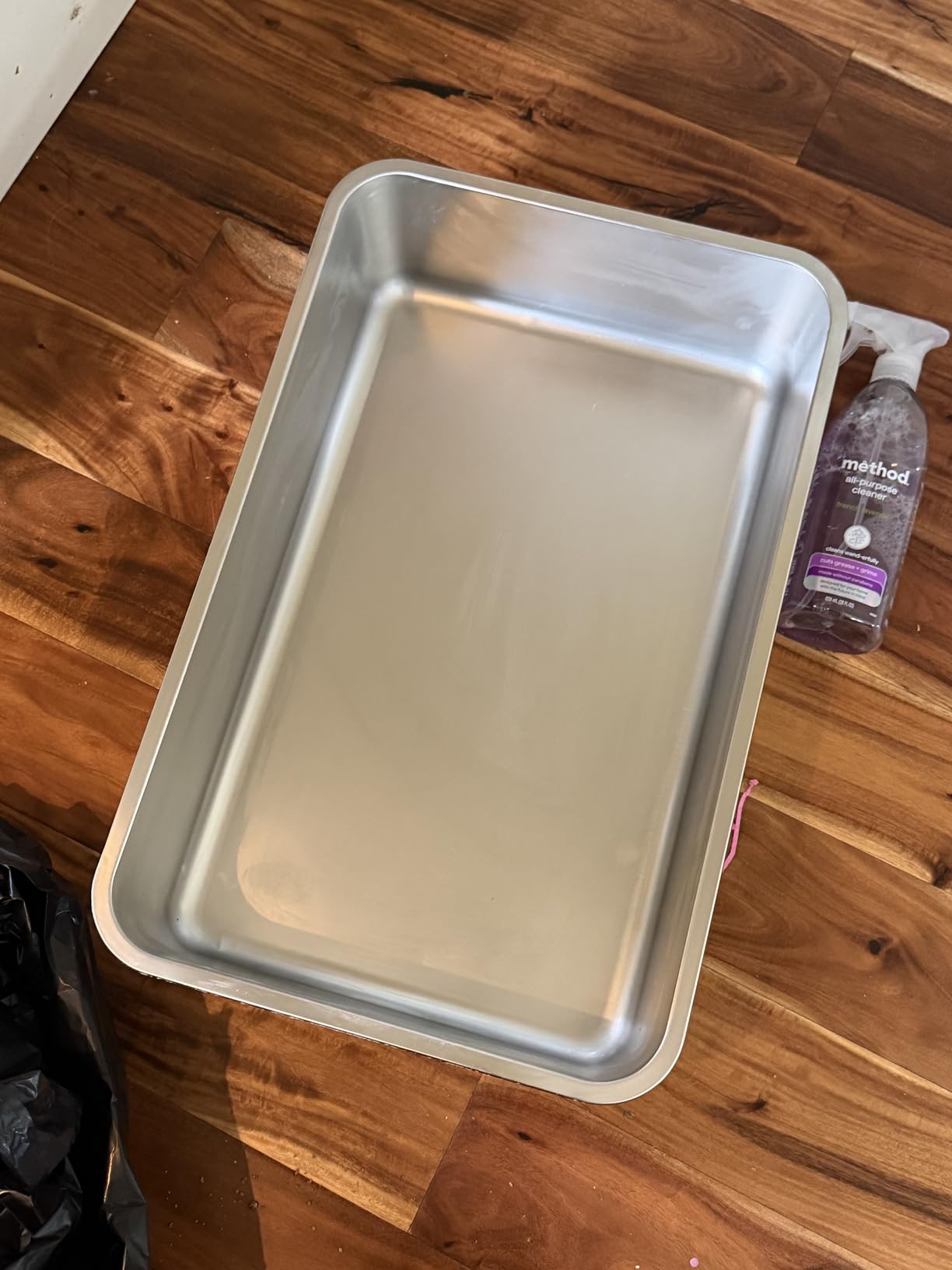 Stainless Steel Litter Box Extra Large for Big Cats Multi-Cats, Jumbo Extra Large Metal Cat Litter Box with High Sided Lid, Anti-Urine Leakage, Non-Stick,Include Litter Scoop customer photo 2