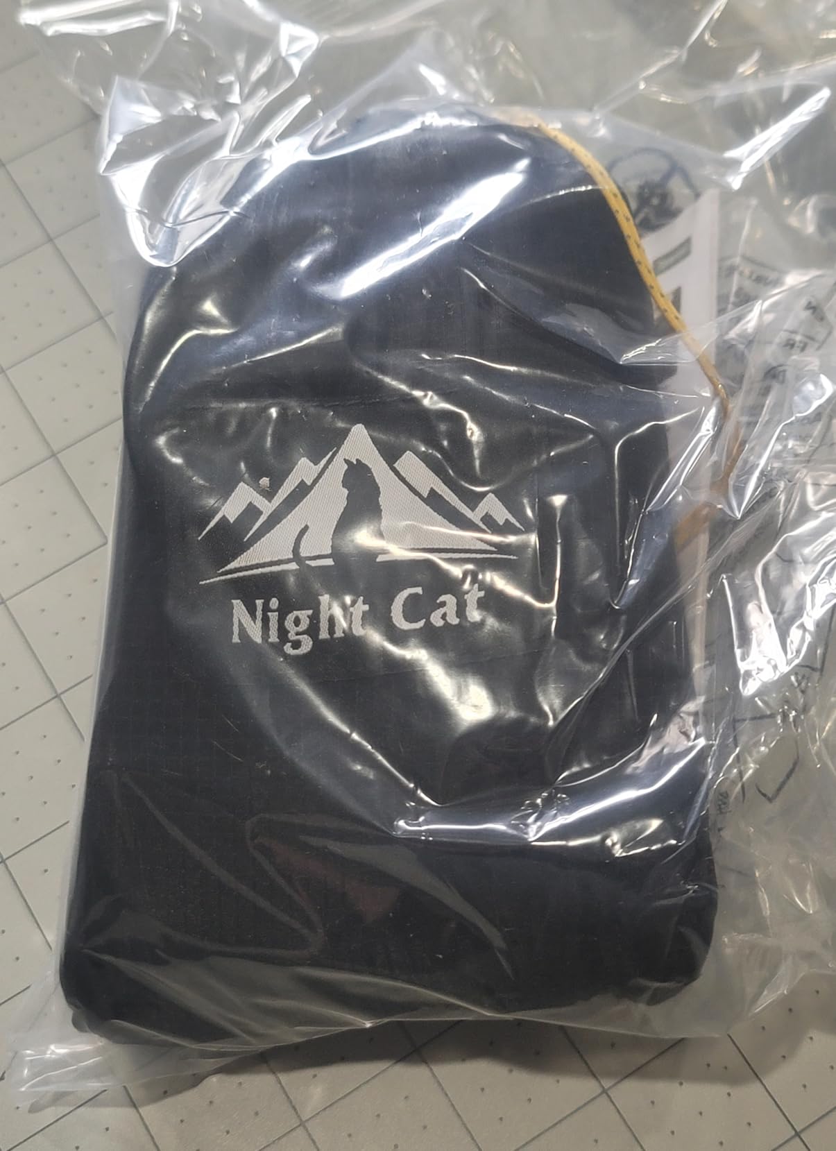 Night Cat Ultralight Pocket Hammock: Durable Tree Hammock Tear-Resistant HMPE Ripstop High Strength Fabric Only 0.66lb Max Load 330lbs Portable for Solo Hiking Backpacking customer photo 1