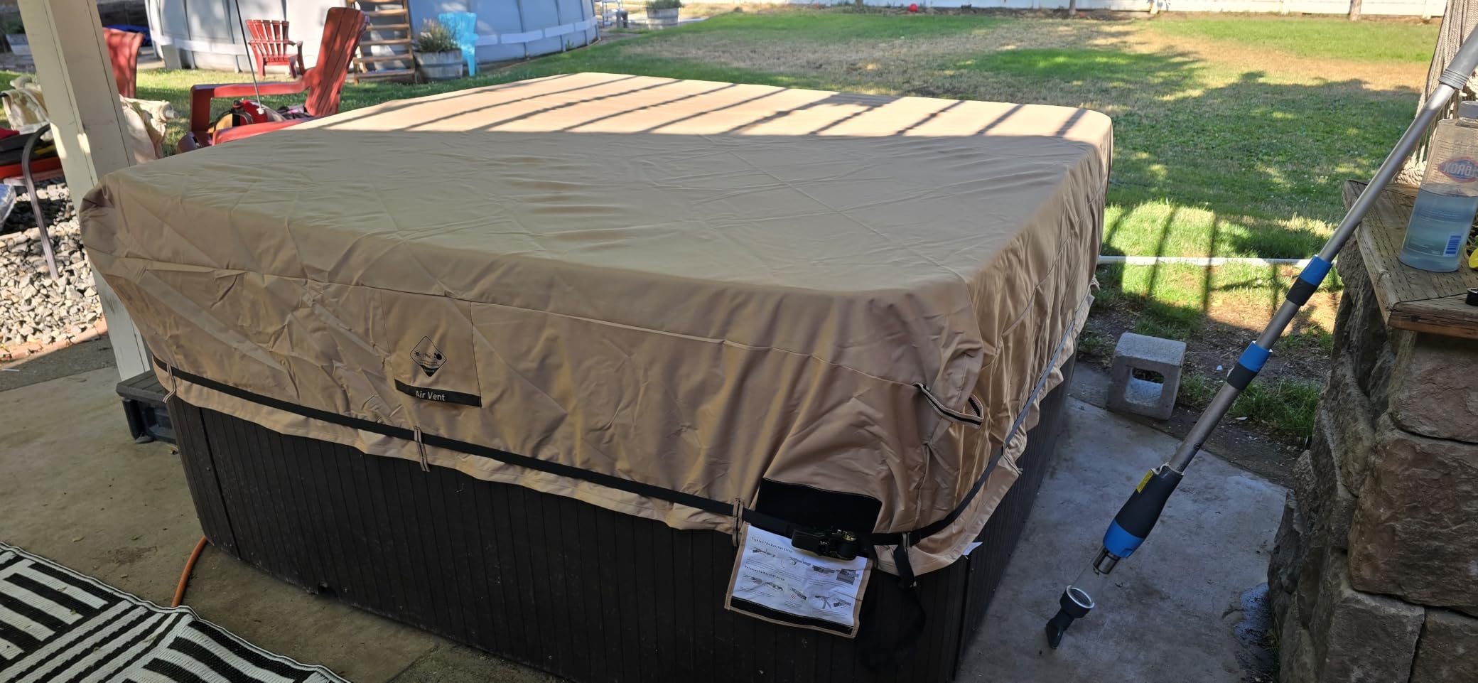 QH.HOME 85x85 Square Hot Tub Cover, 1000D IP65 Waterproof customer photo 2