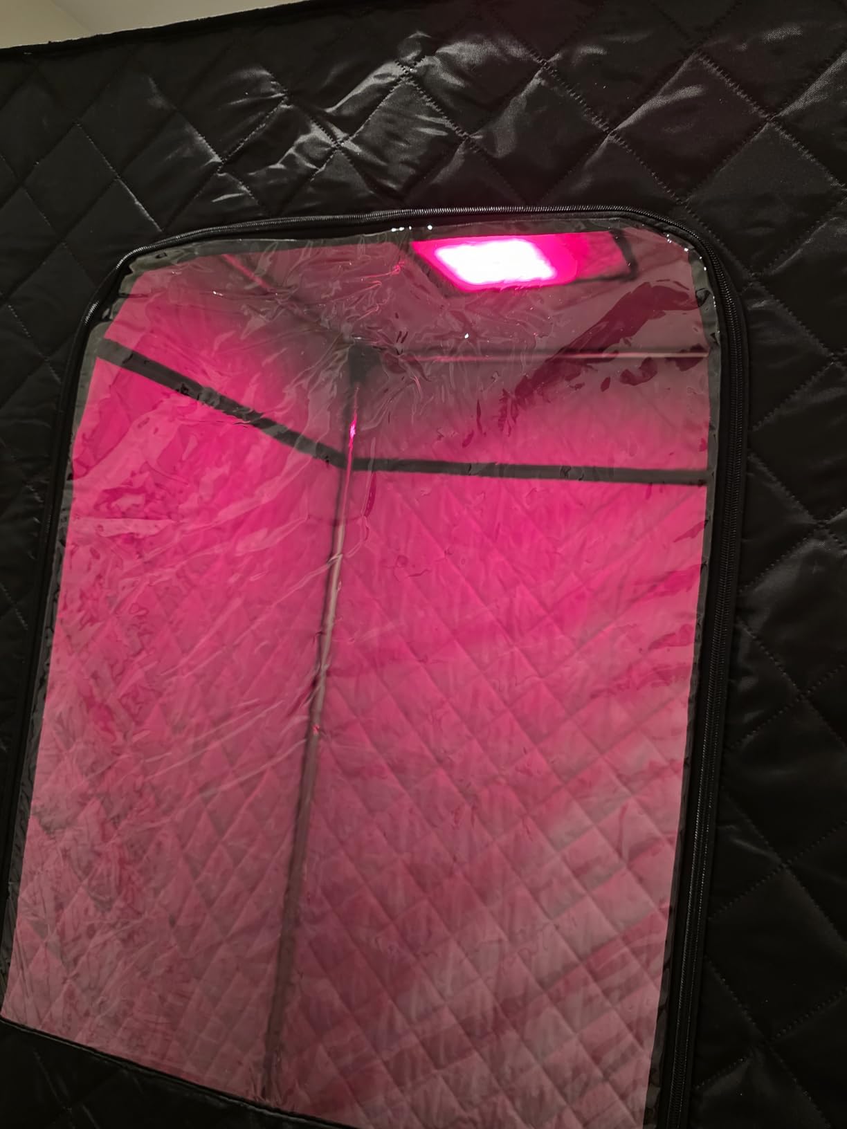 Portable Infrared Sauna Box for Home, 3L 1400W Steam Sauna Tent customer photo 1