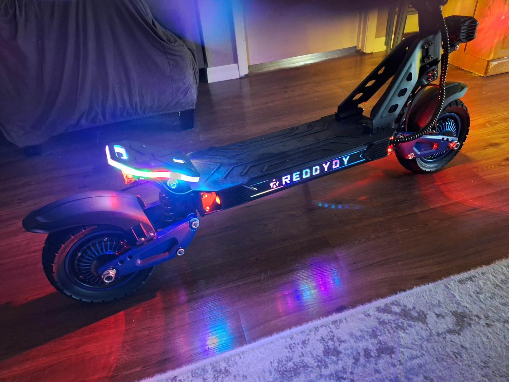 YING LU 3600W Dual Motor Off-Road Electric Scooter for Adults, 45MPH All-Terrain Electric Scooter, Foldable Design with Adjustable Handlebars, 60V 18.2AH Long-Range E Scooter. customer photo 2