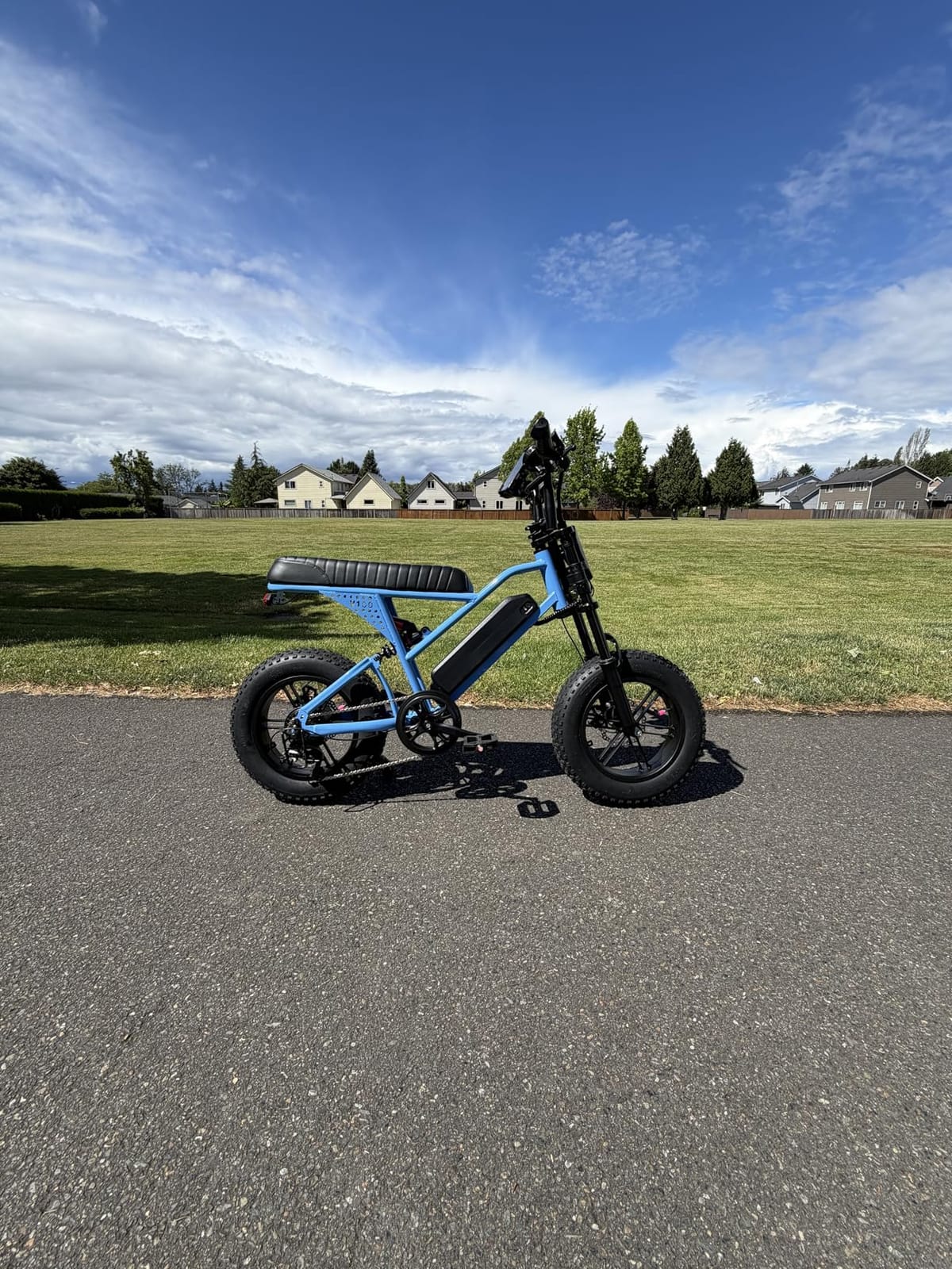 ESKUTE V100 Electric Bike for Adults, Electric Dirt Bike 1500W Peak Motor, All Terrain Dual Suspension E Bike 20+MPH Top Speed, Ebike Up to 60 Miles Range, 16