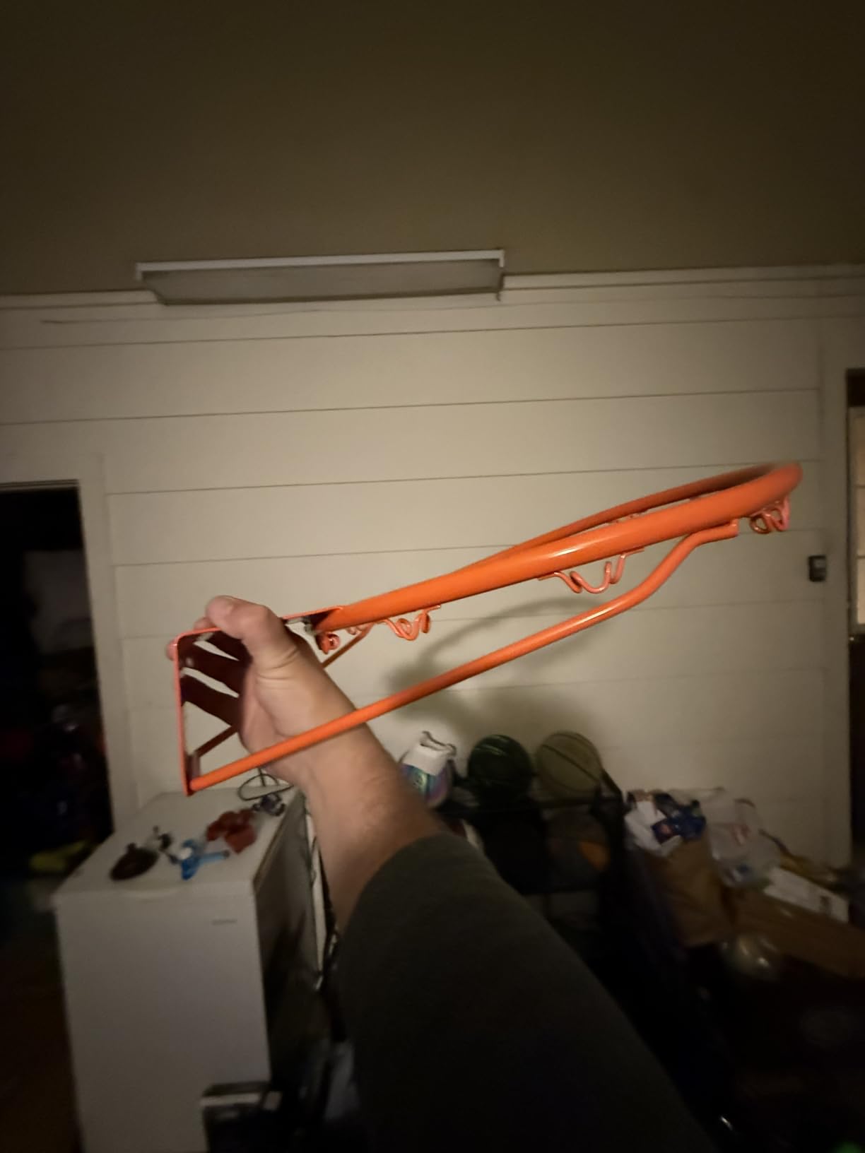 Basketball Hoop 40/44/48 Inch Impact Backboard 4.8-10FT Height Adjustable customer photo 1