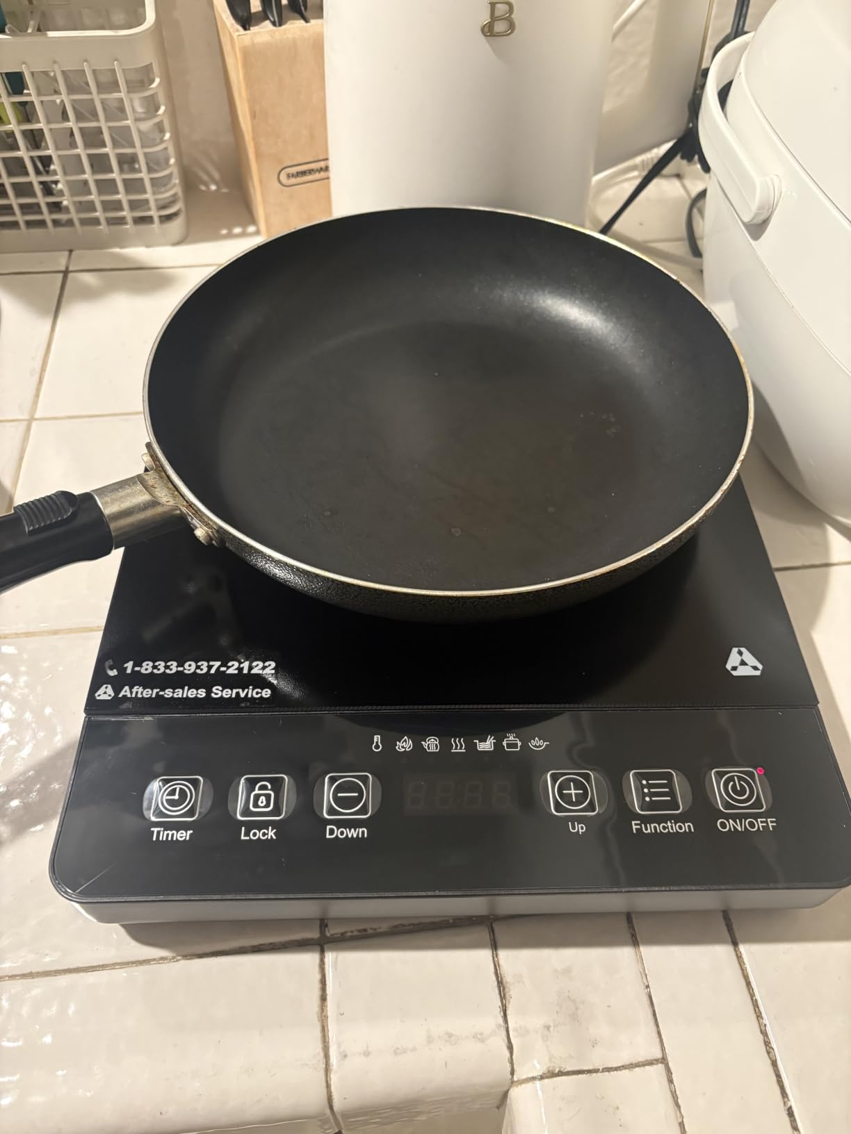 AAOBOSI Portable Induction Cooktop, 1800W, 20 Temp & Power Levels, Timer customer photo 2