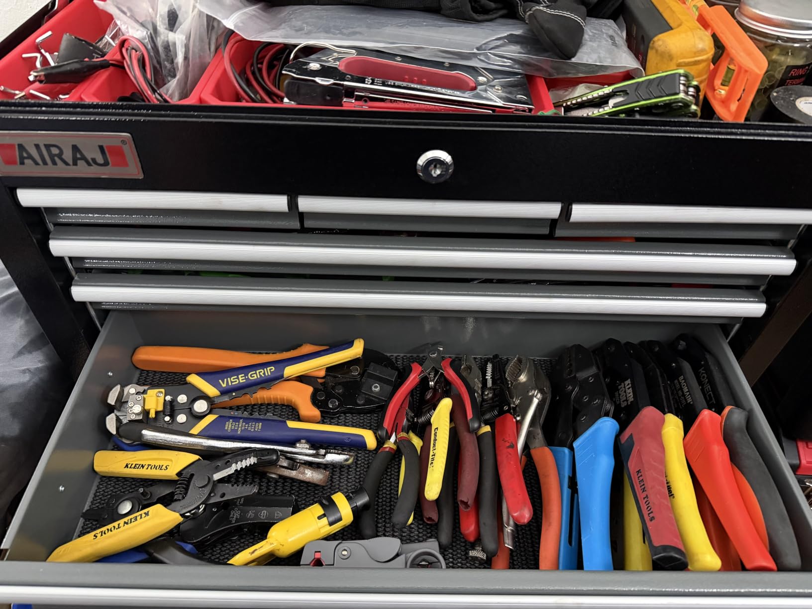 8-Drawer Tool Chest with Wheels, 42'' Rolling Tool Chest Heavy Duty,Black customer photo 1