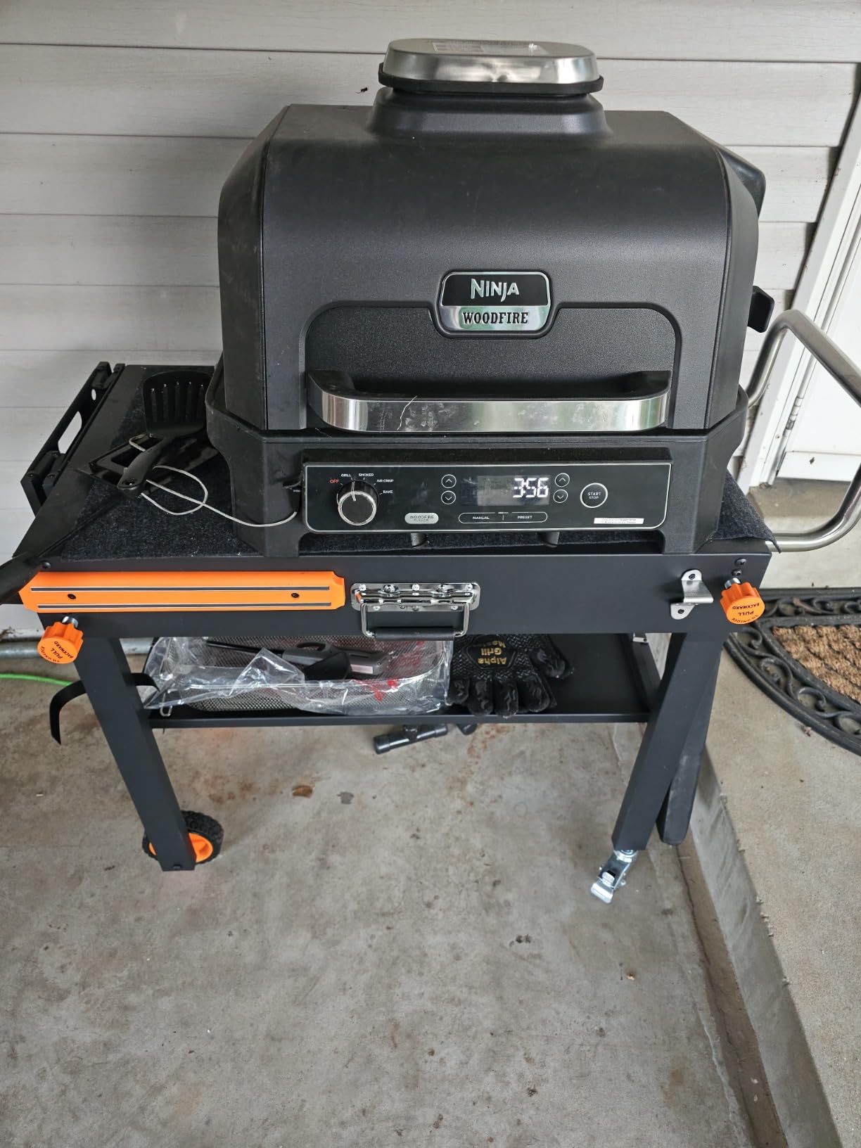EUTRKei Grill Table, Pizza Oven Table, Grill Cart for Ooni Ninja Blackstone customer photo 1