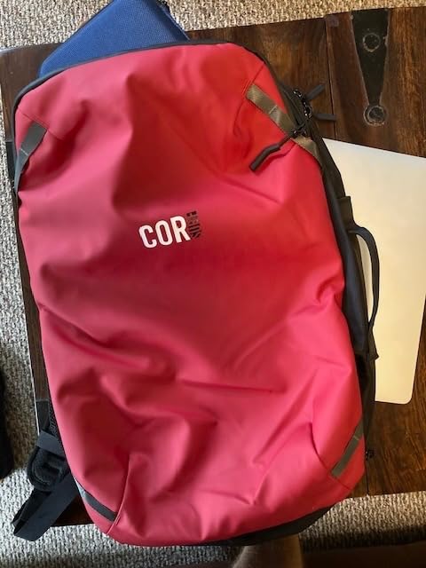 COR Surf Island Hopper TriCor Carry On Backpack, 28L Desert Sand, Sailcloth | Diamond-Grid Ripstop, Ultralight, Tear & Water-Resistant, Clamshell Opening, Hidden Passport Pockets, Fits 15in Laptop customer photo 1