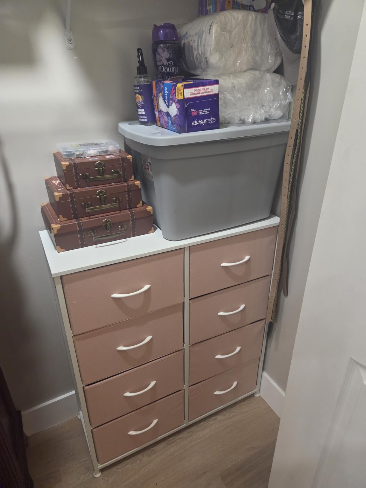 Sweetcrispy Dresser for Bedroom with 8 Drawers, Large Storage Tower customer photo 1