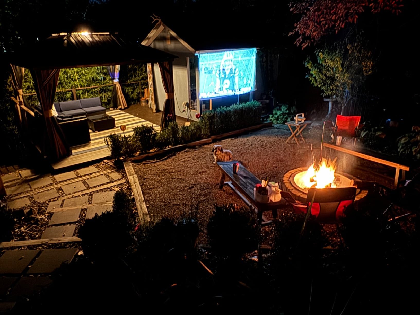 XGIMI Elfin Flip Laser 1080P Portable Projector, Bedroom & Backyard customer photo 1