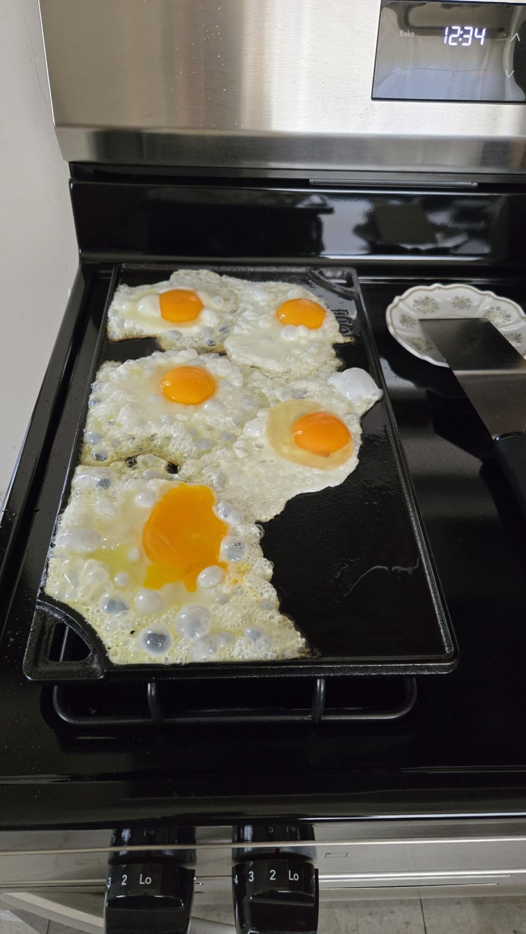 Lodge Reversible Cast Iron Grill/Griddle Pan XL, 16.75 x 11.5 Inches customer photo 1