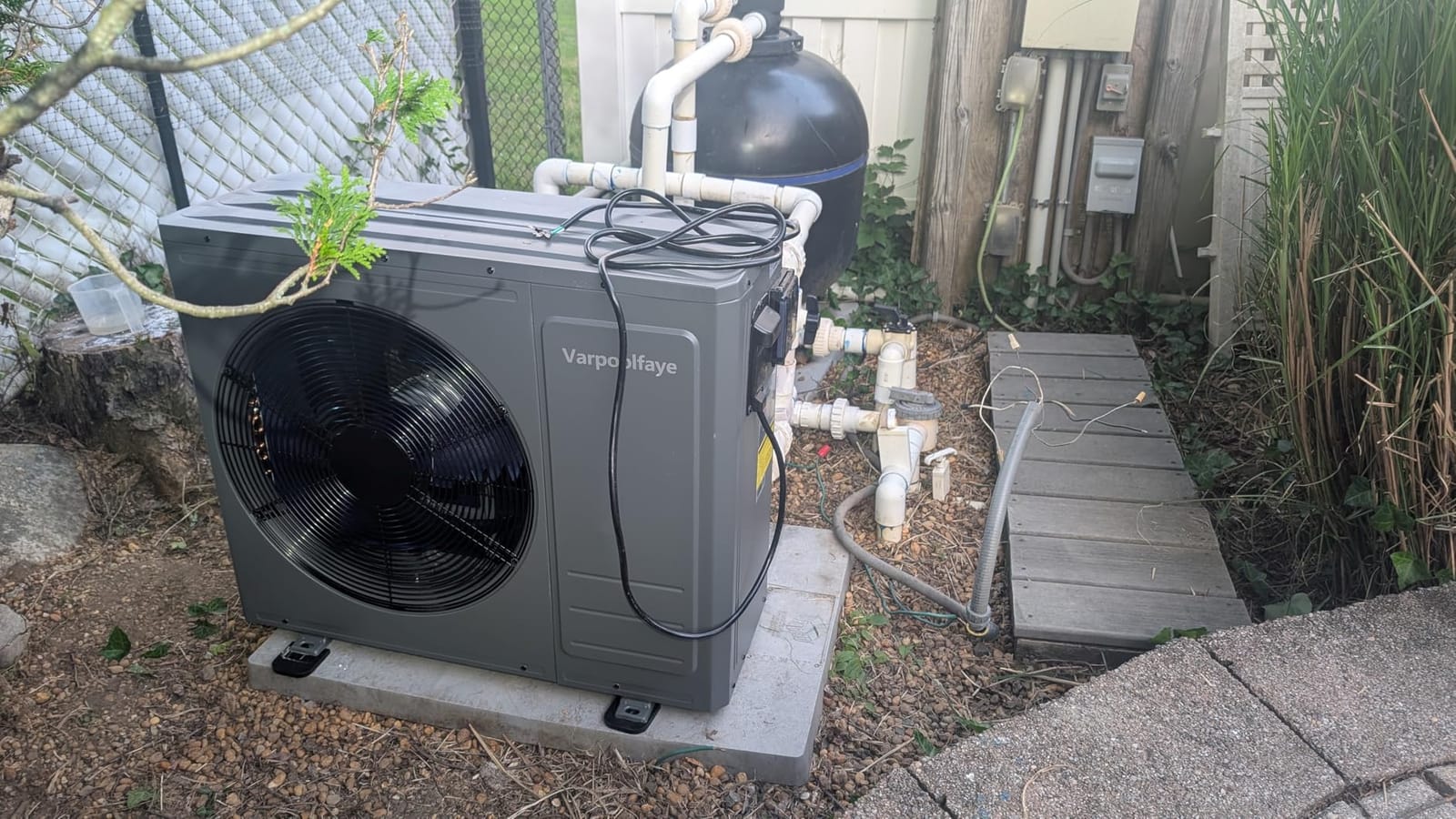 16000BTU Swimming Pool Heat Pump Up to 5000 Gallons 110v customer photo 1