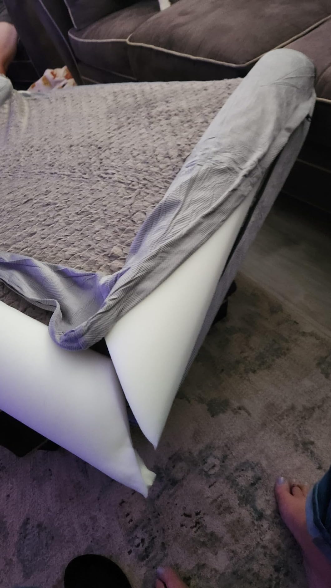 JOEJOY Chew Proof Indestructible Dog Bed for Large Dog, Chewproof Crate Pad customer photo 1