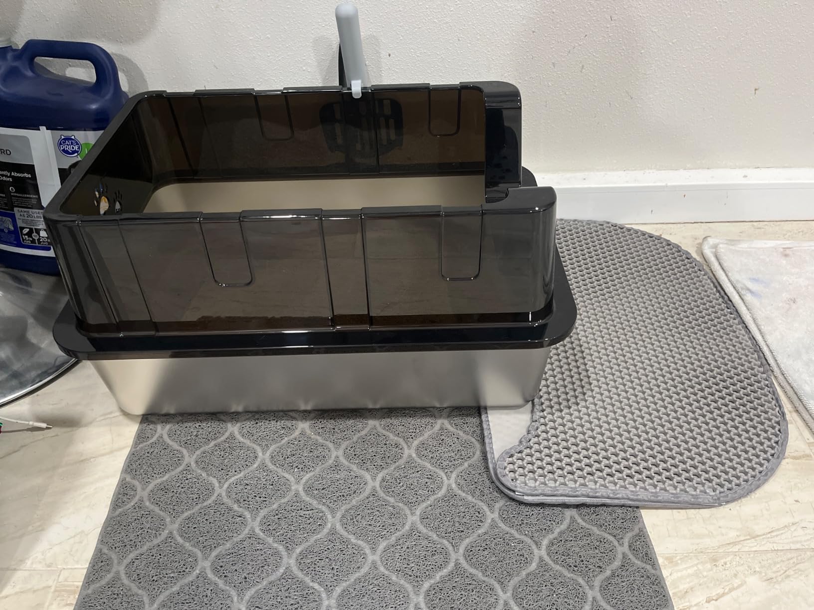 Happypaw XXXL Open-Top Automatic Self Cleaning Litter Box for Multiple Cats customer photo 1