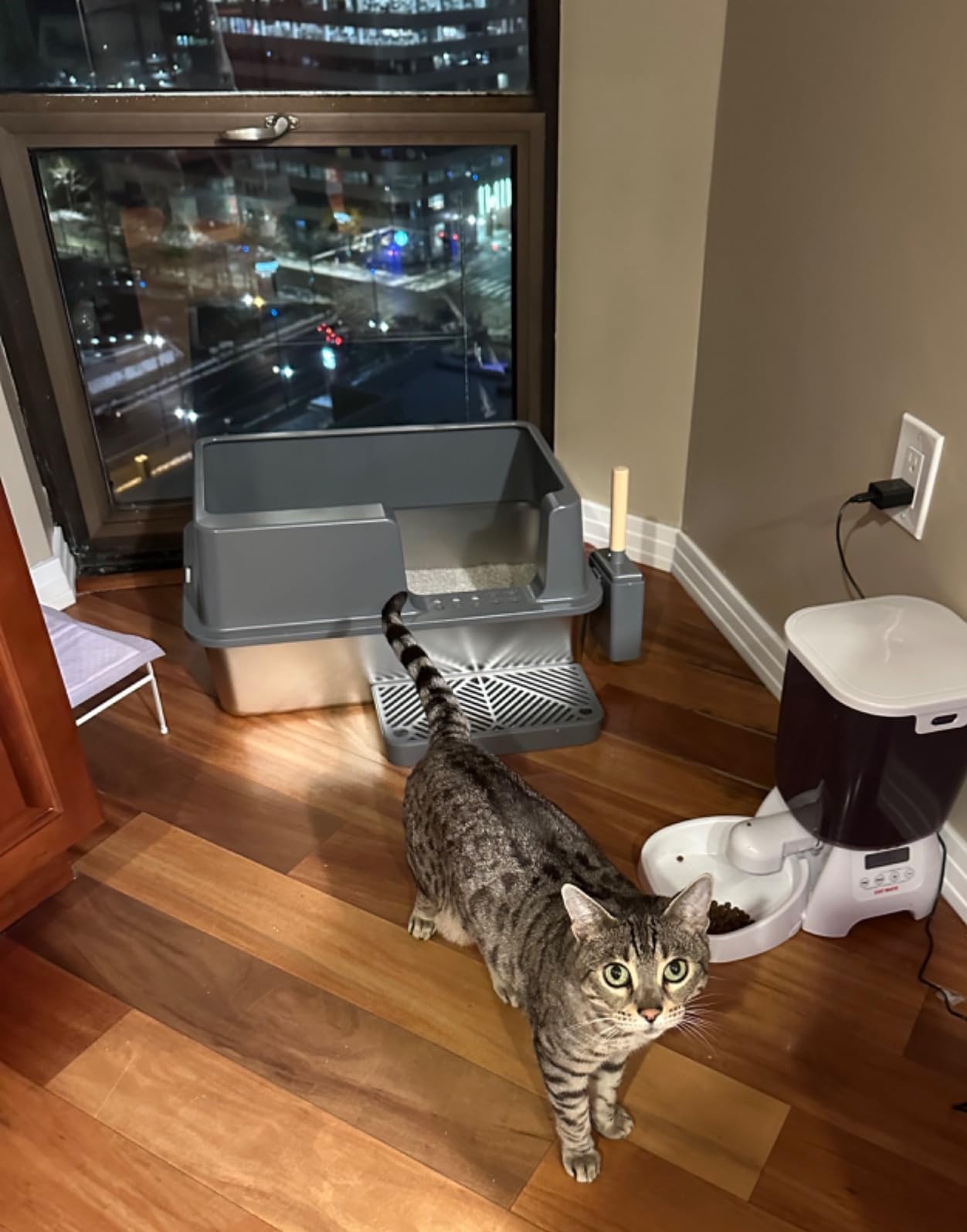 Happypaw XXXL Open-Top Automatic Self Cleaning Litter Box for Multiple Cats customer photo 2
