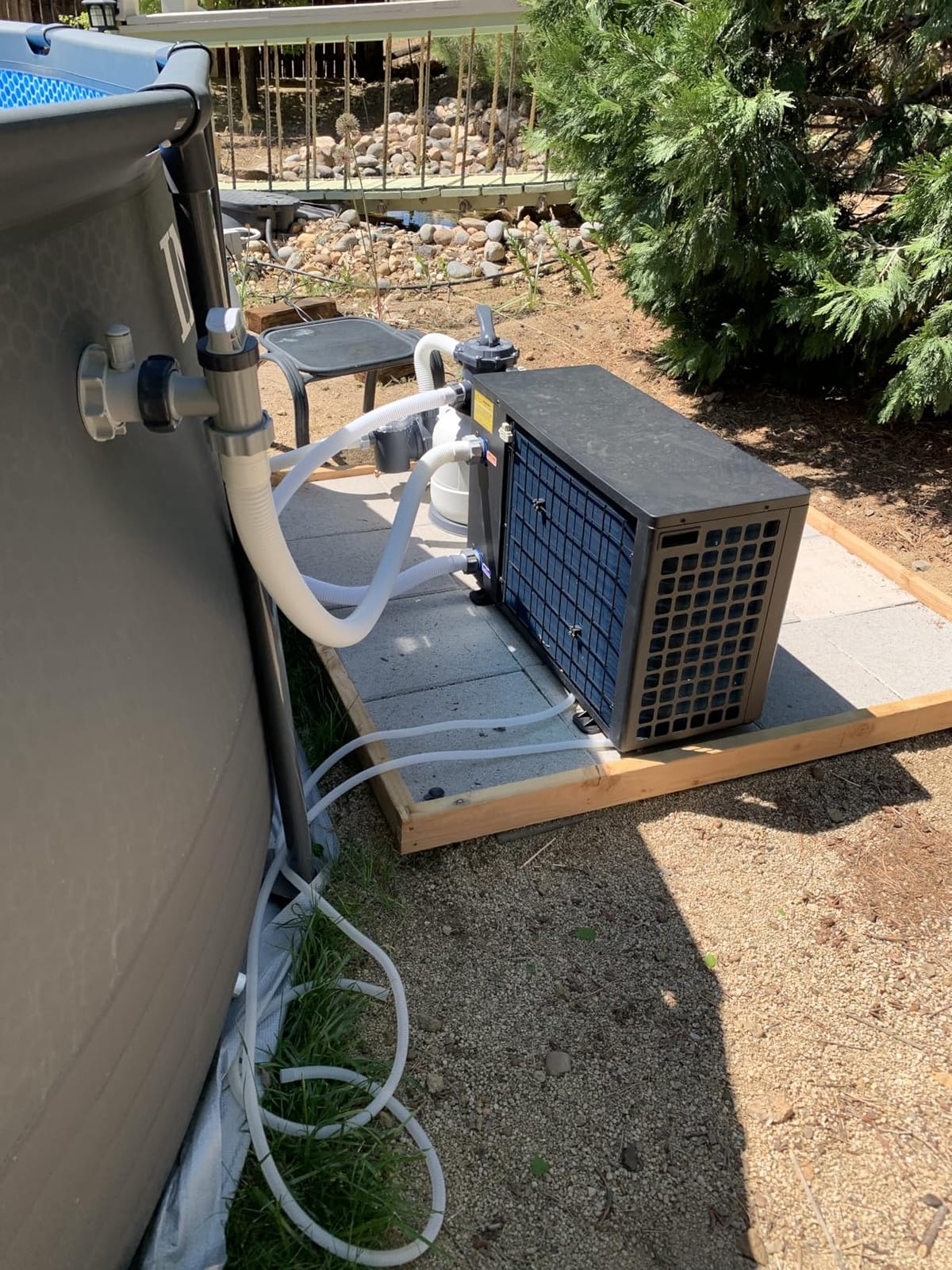 Swimming Pool Heater for Above Ground Pool 18450BTU customer photo 1