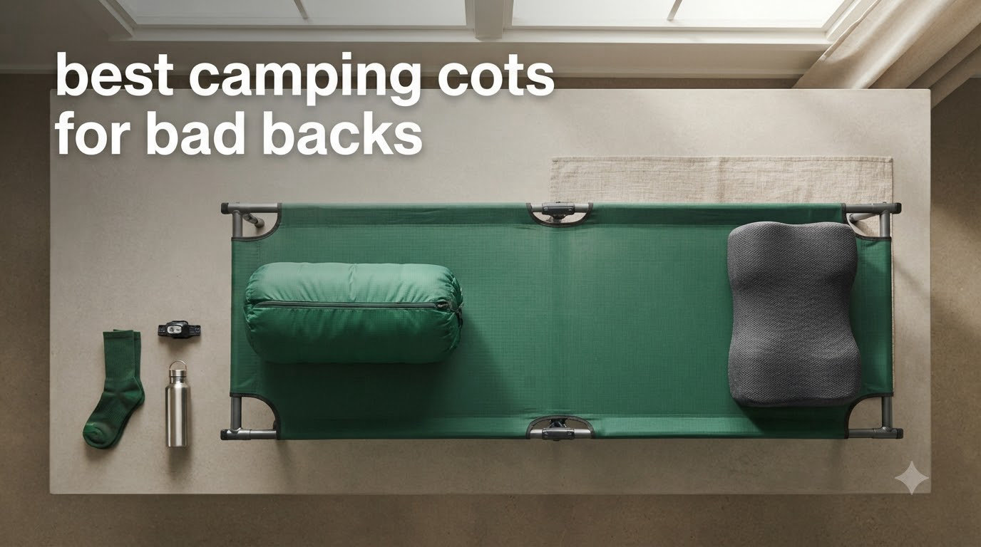 best camping cots for bad backs