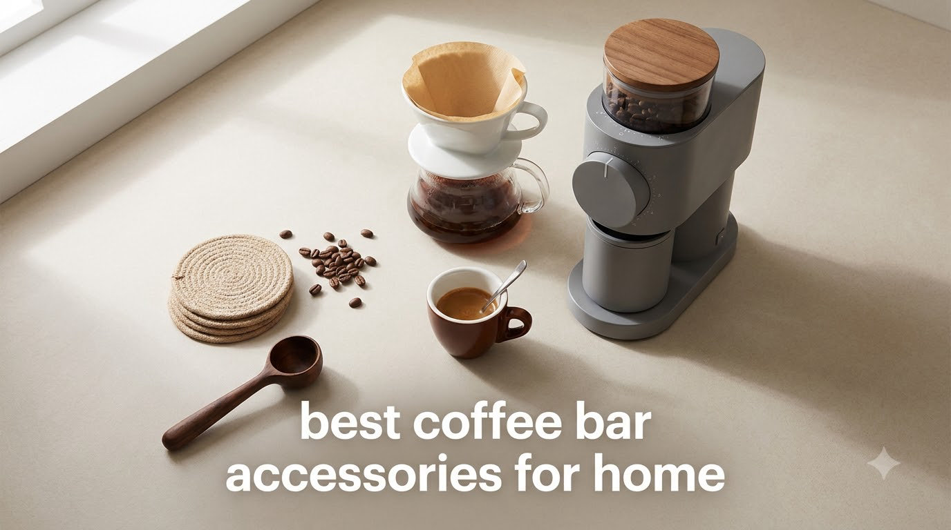 best coffee bar accessories for home